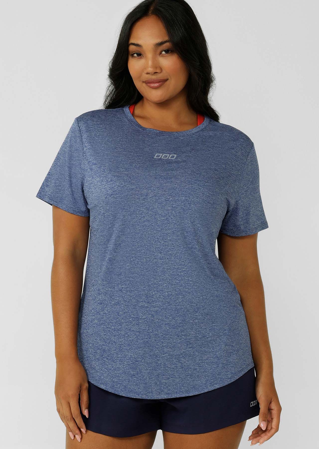Lorna Jane Amy Dynamic Active T-Shirt - Storm Marl