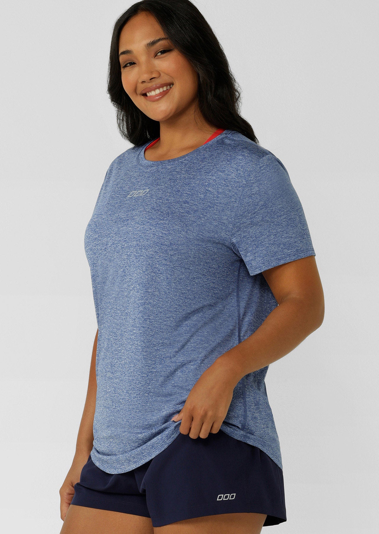 Lorna Jane Amy Dynamic Active T-Shirt - Storm Marl