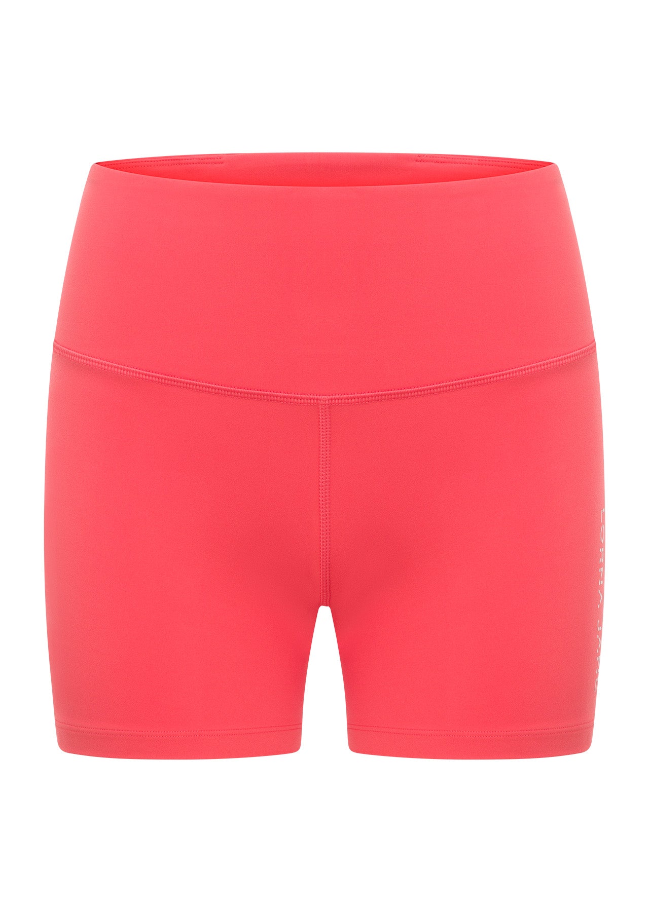 Lorna Jane Lotus No Chafe Phone Pocket 12cm Bike Shorts - Guava Glow