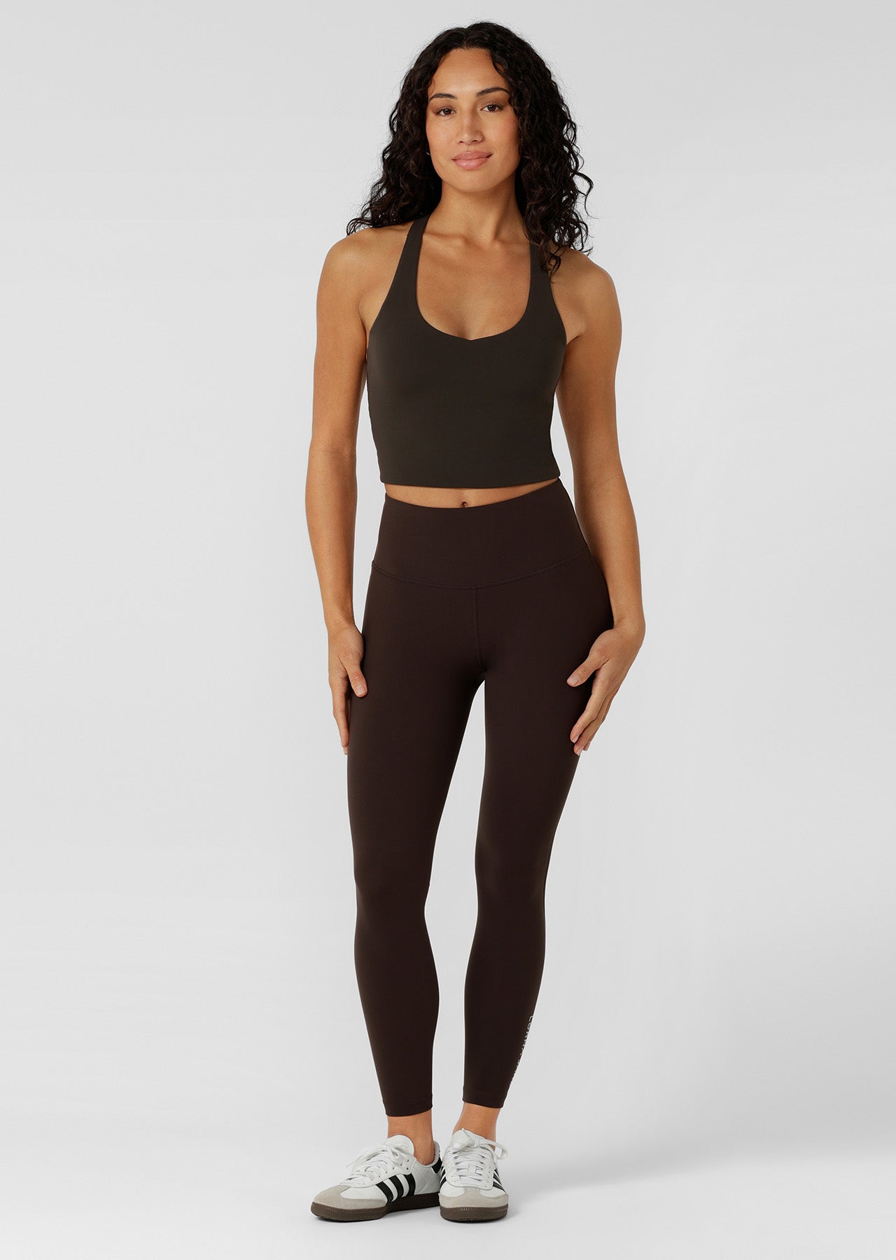 Lorna Jane Lotus No Chafe Phone Pocket Full Length Leggings - Volcano