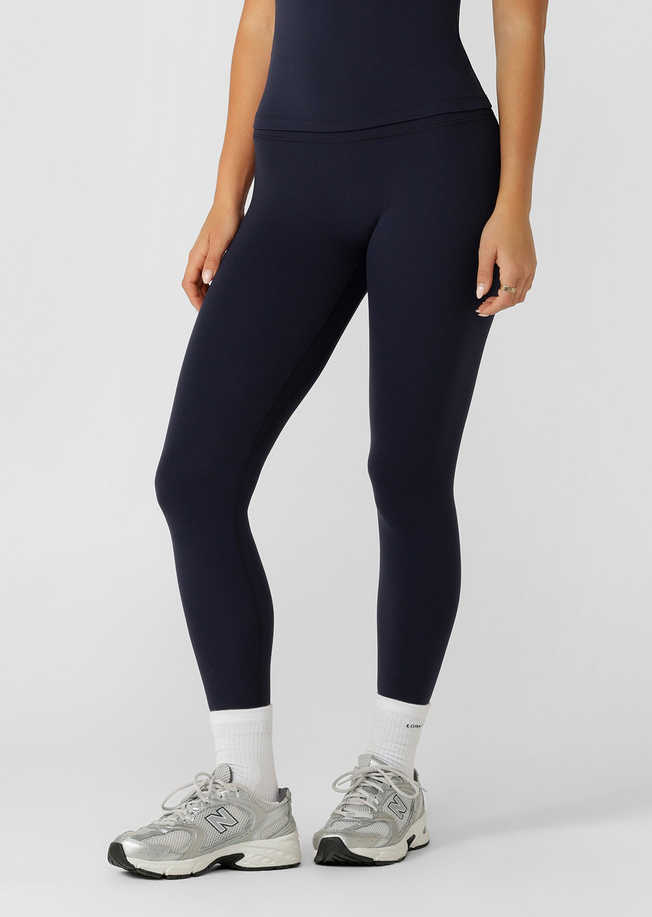 Lorna Jane Liberty Ankle Biter Leggings - Oxford Navy