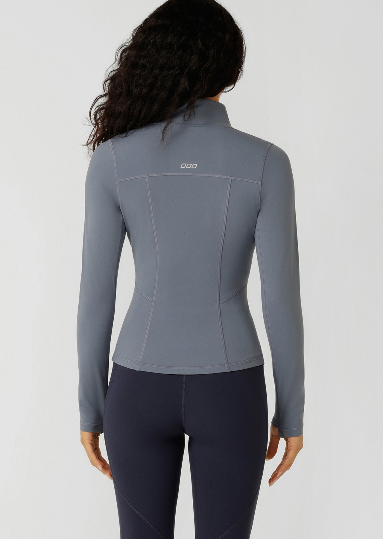 Lorna Jane Amy Active Tech Zip Through Jacket - Powder Grey