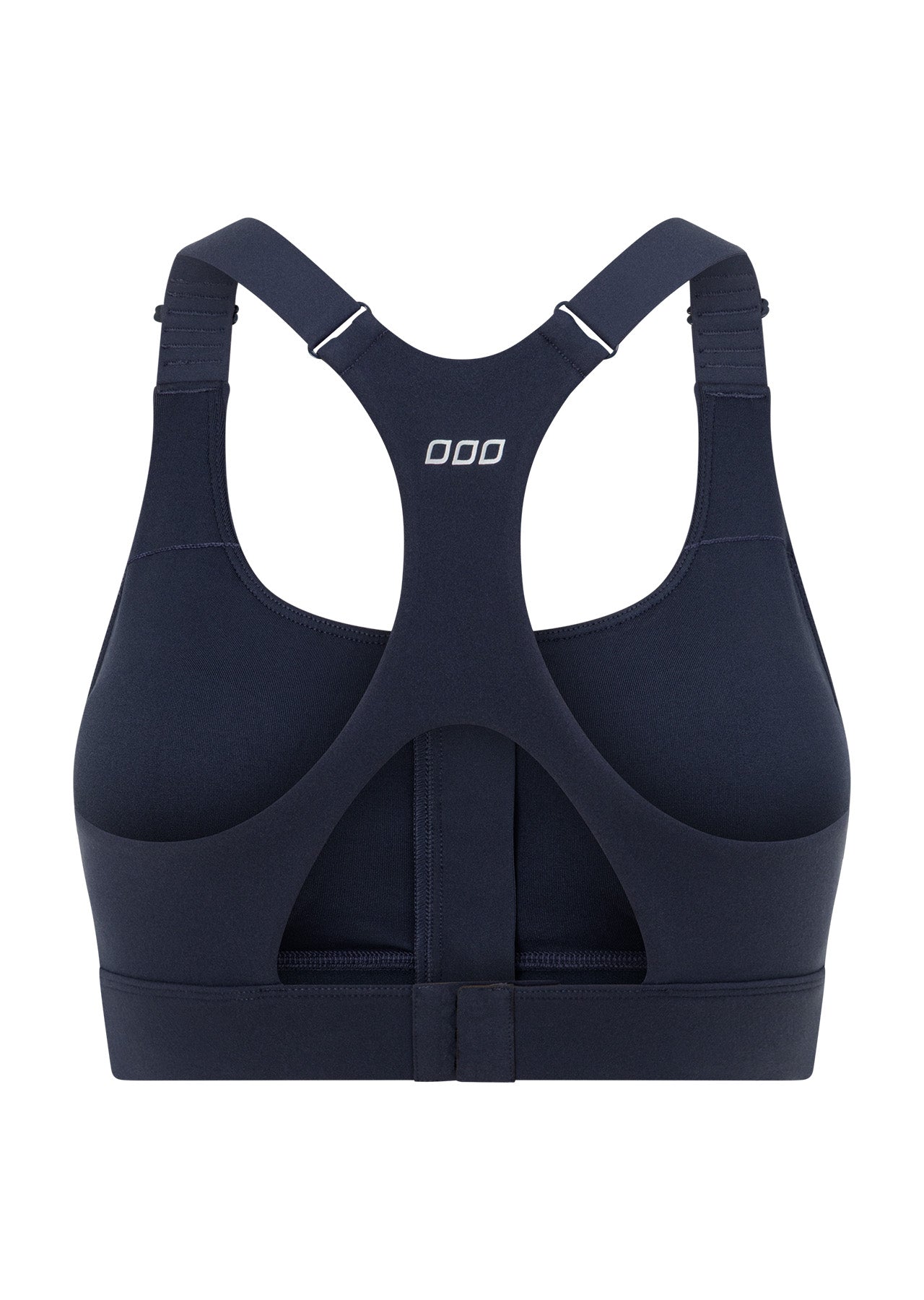 Lorna Jane Easy Zip On Max Support Sports Bra - Platinum Navy