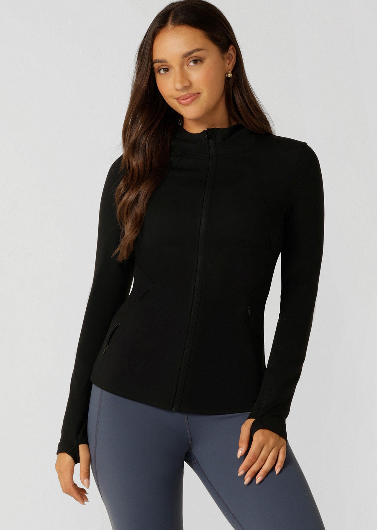 Lorna Jane Amy Ultimate Thermal Hooded Jacket - Black