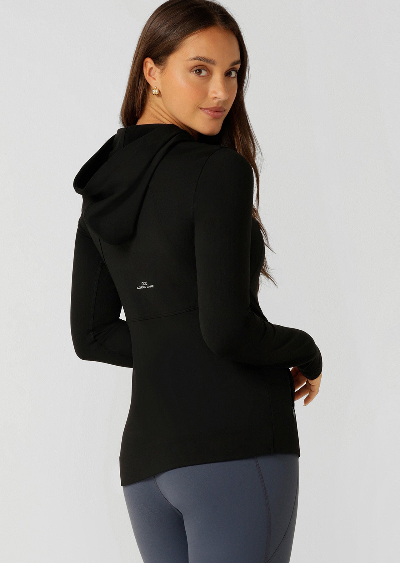 Lorna Jane Amy Ultimate Thermal Hooded Jacket - Black