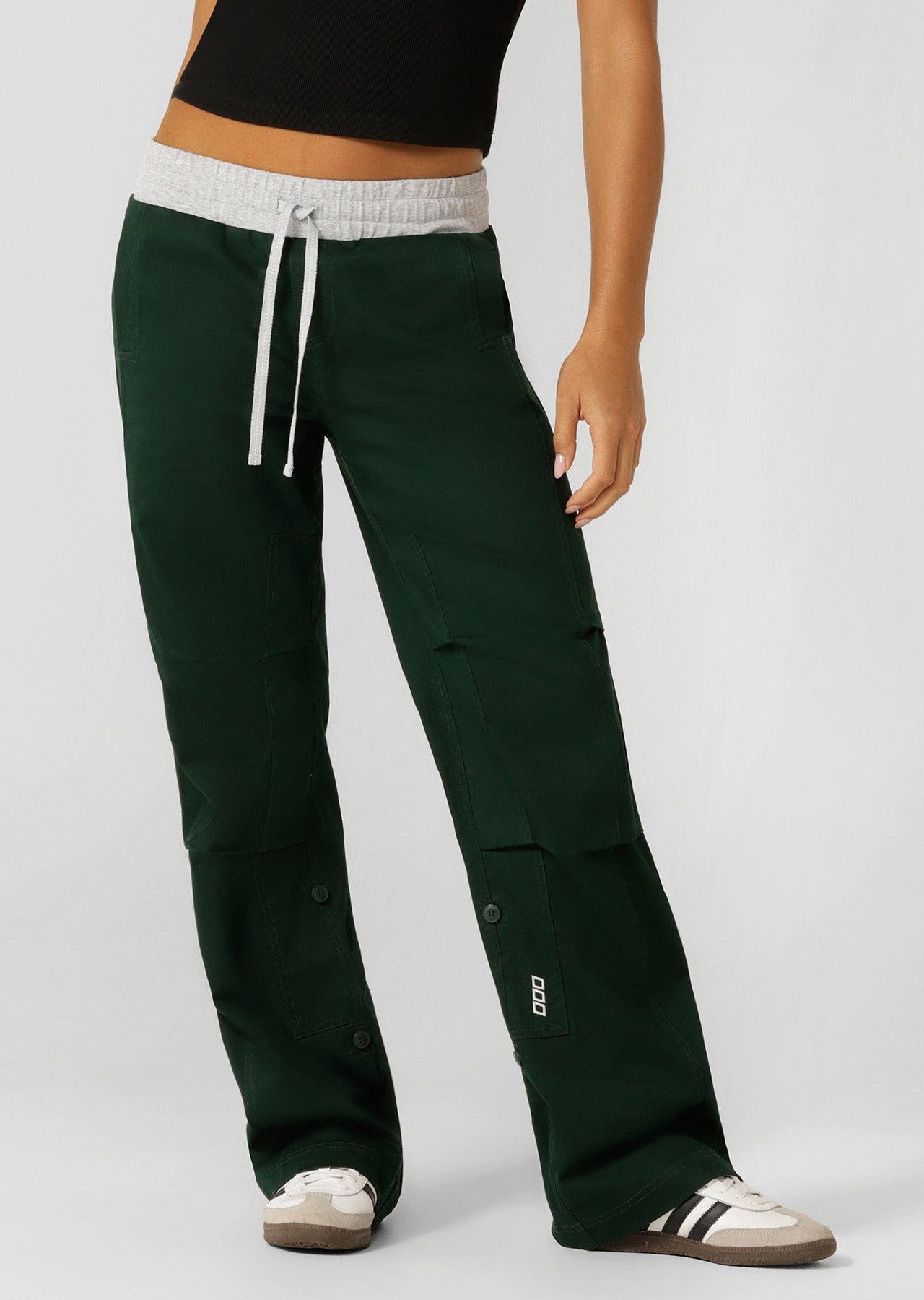 Lorna Jane Flashdance Work Pants - Dark Green