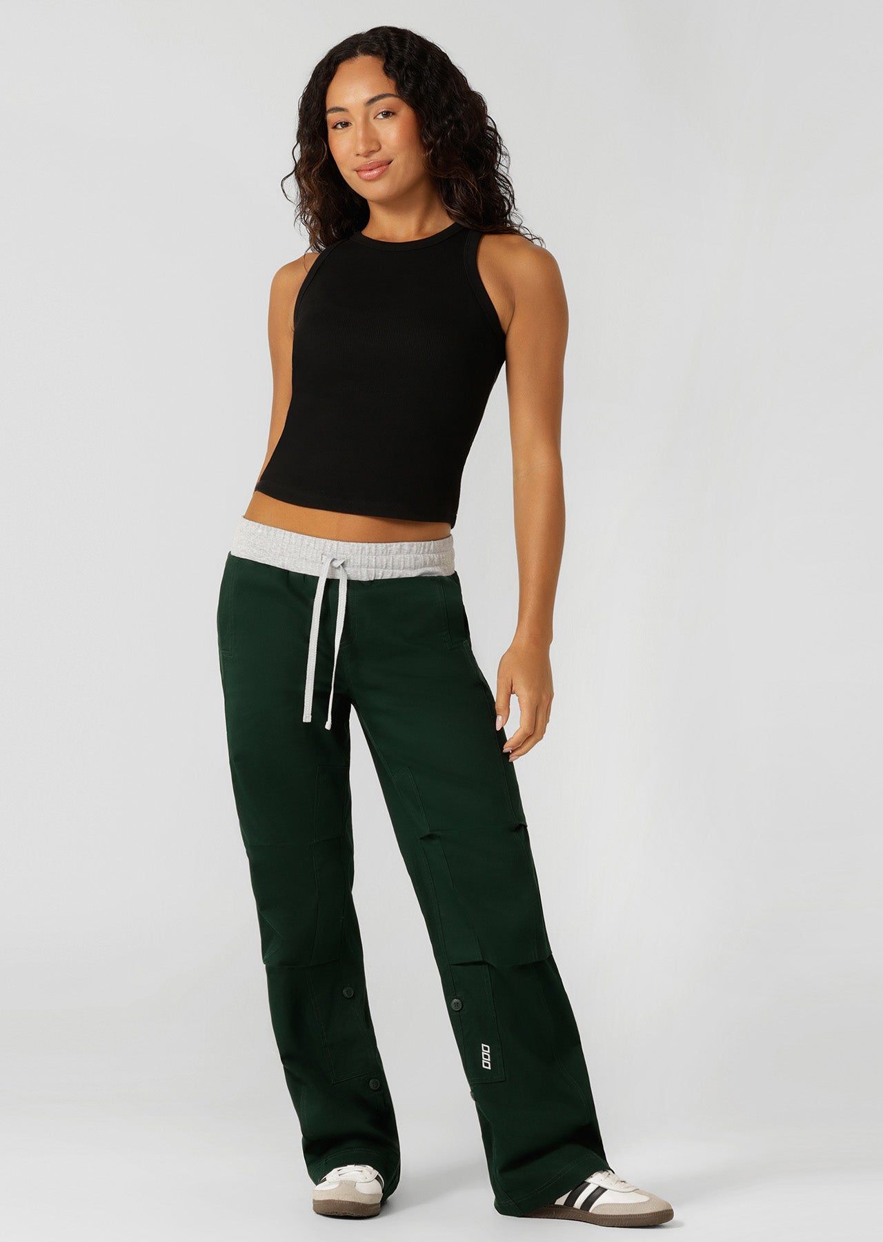Lorna Jane Flashdance Work Pants - Dark Green