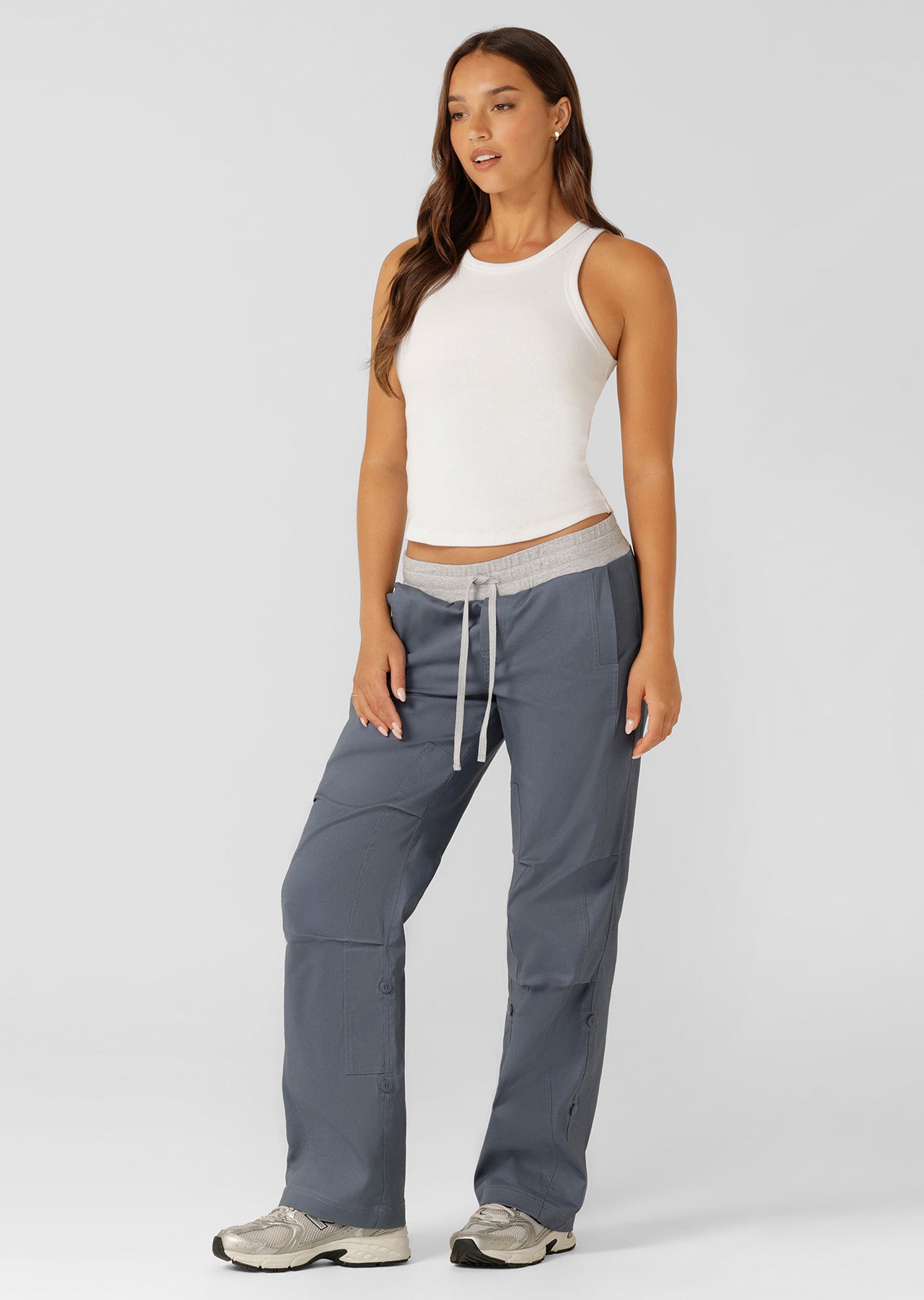 Lorna Jane Flashdance Work Pants - Powder Grey