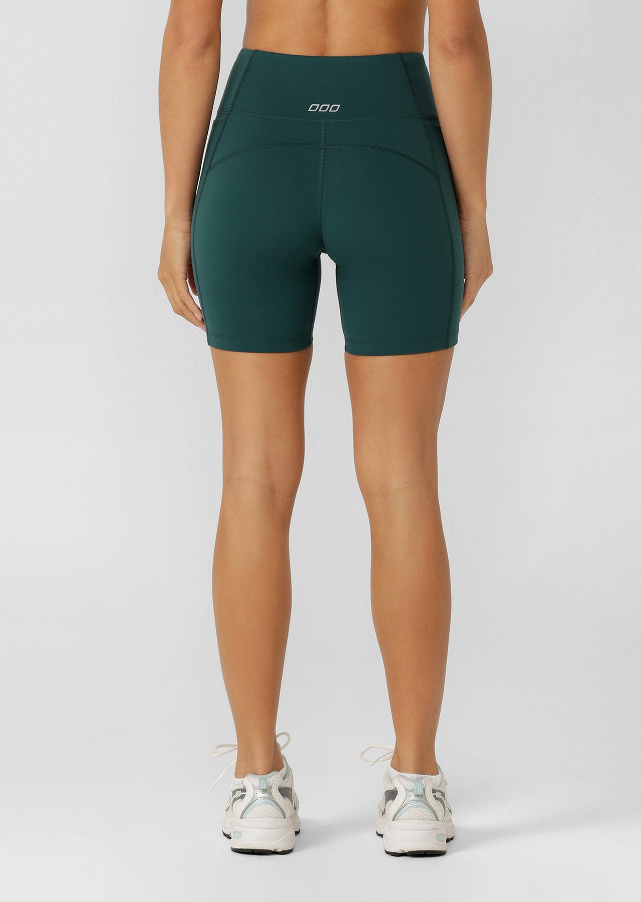 Lorna Jane Amy No Ride Phone Pocket 14cm Bike Shorts - Palmetto Green