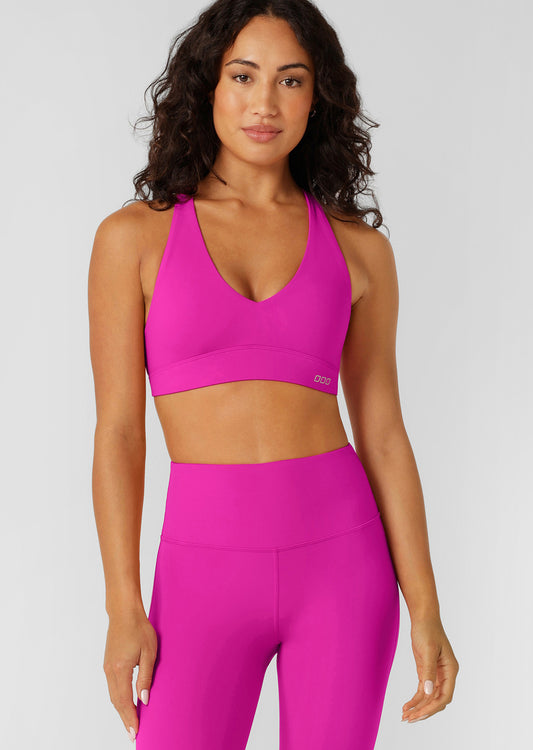 Lorna Jane Lifted Sports Bra - Electric Pink