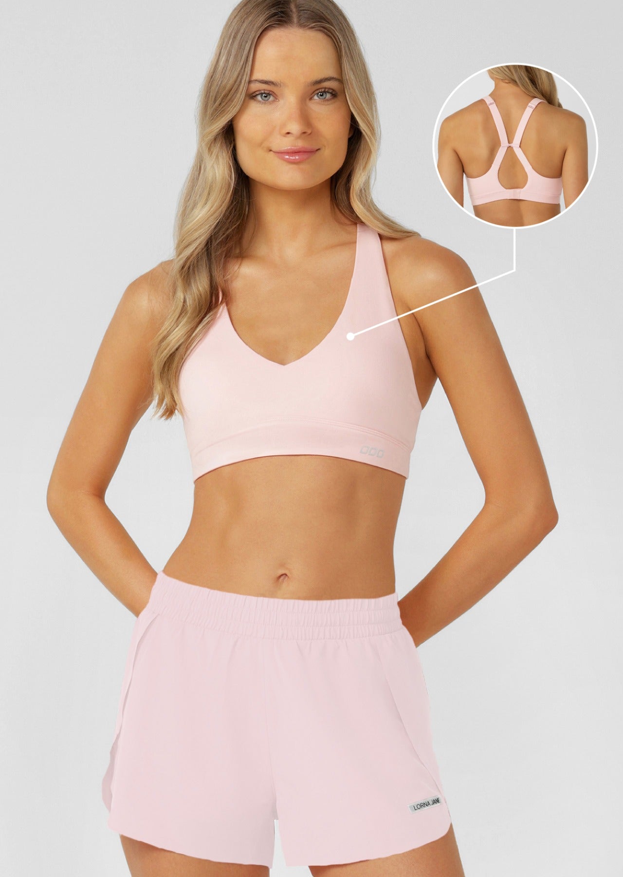 Lorna Jane Lifted Sports Bra - Peony