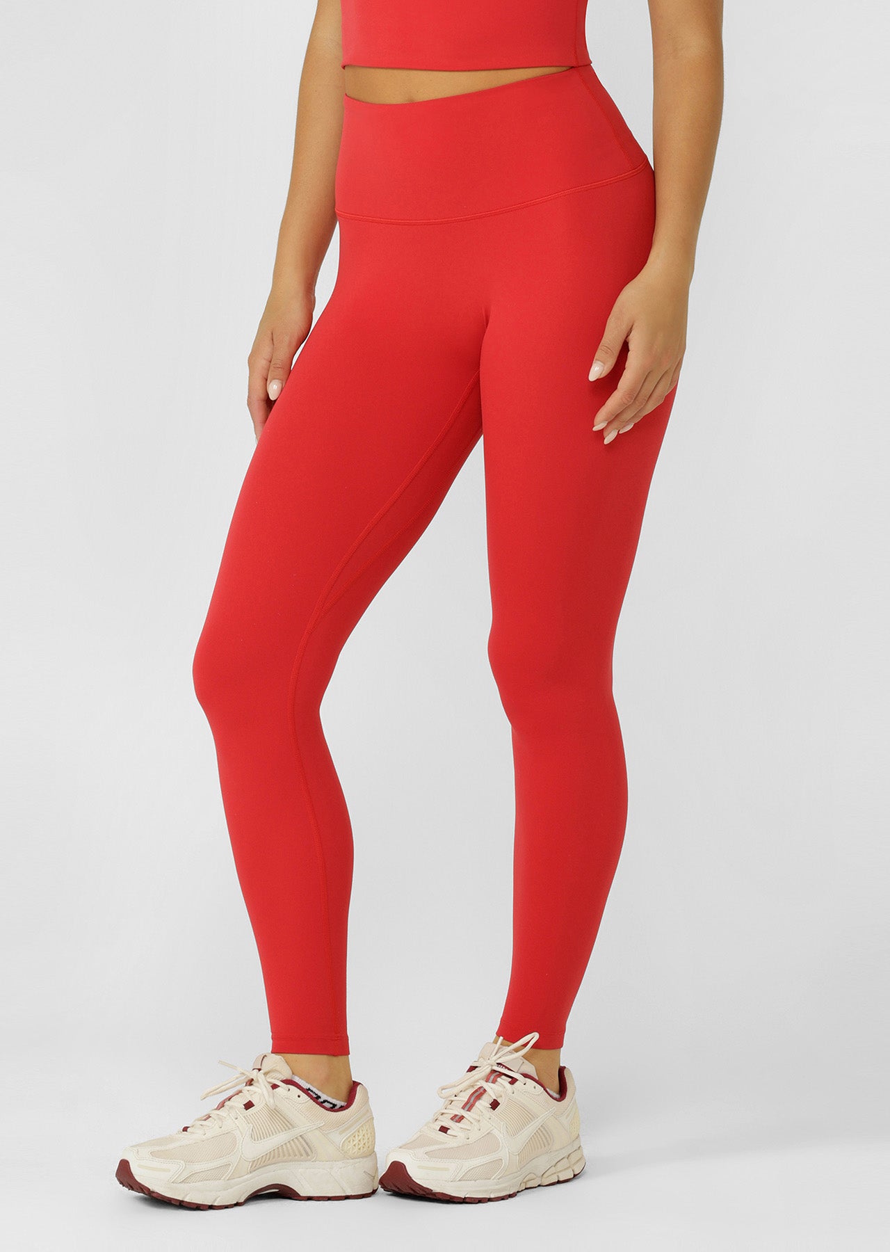 Lorna Jane Liberty Full Length Leggings - Rose Red