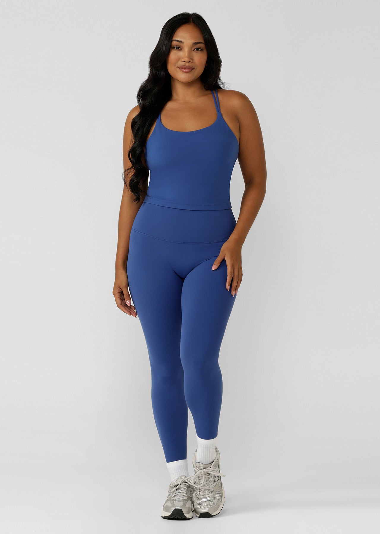 Lorna Jane Lotus Bra Tank Combo - Storm