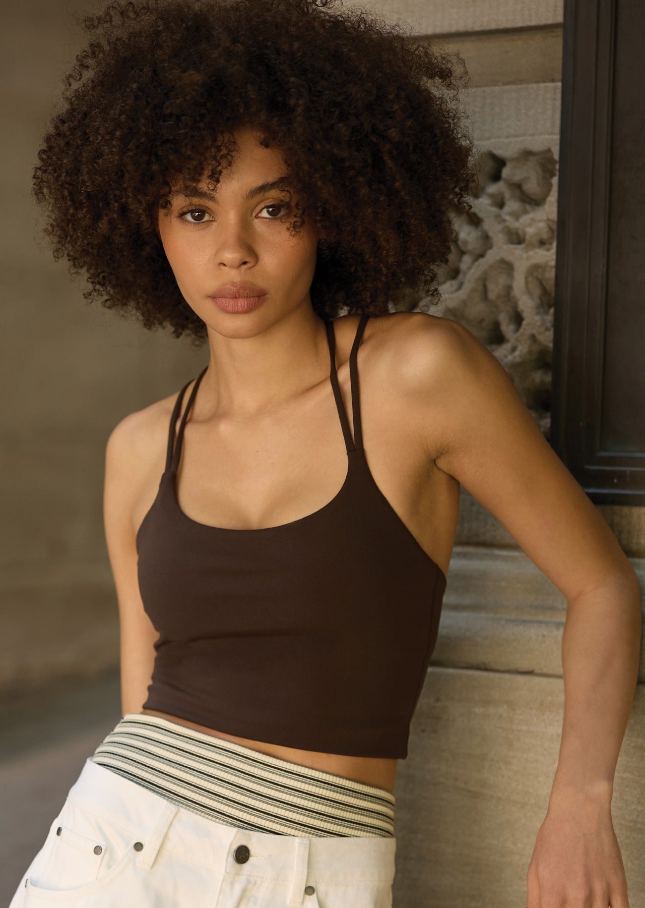 Lorna Jane Lotus Bra Tank Combo - Volcano