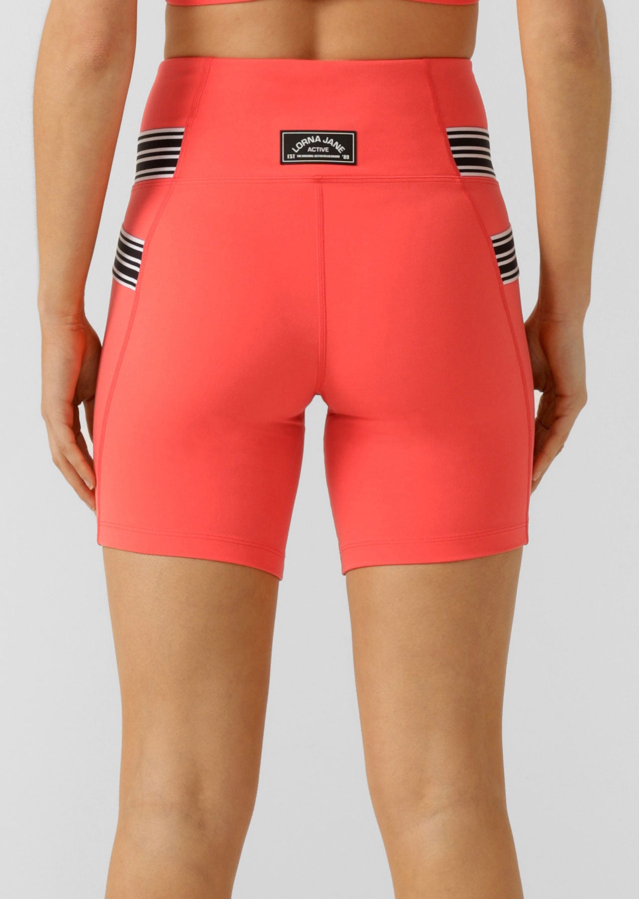 Lorna Jane Swift Heritage Bike Shorts - Strawberry