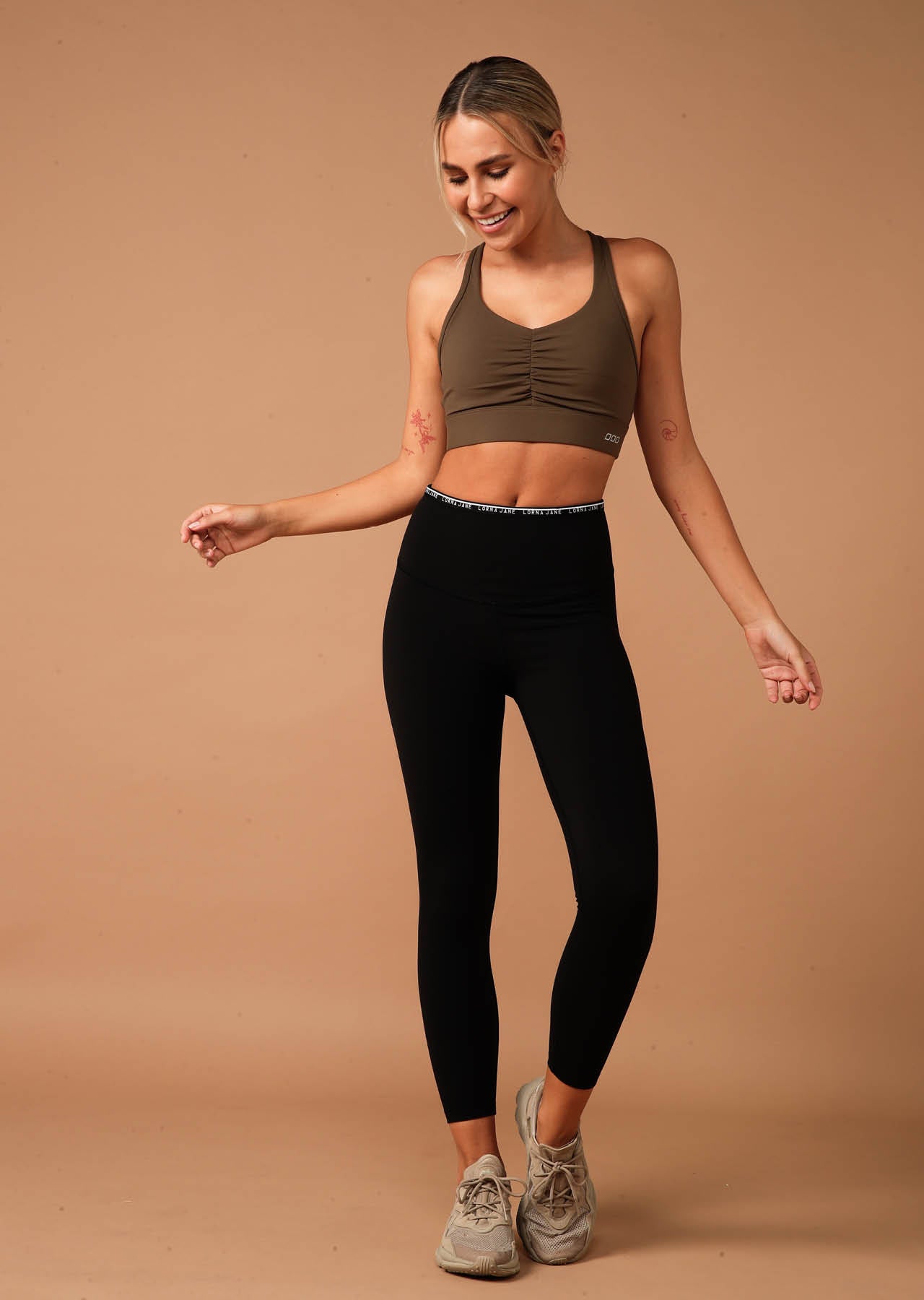 Lorna Jane Zoom Ankle Biter Leggings - Black