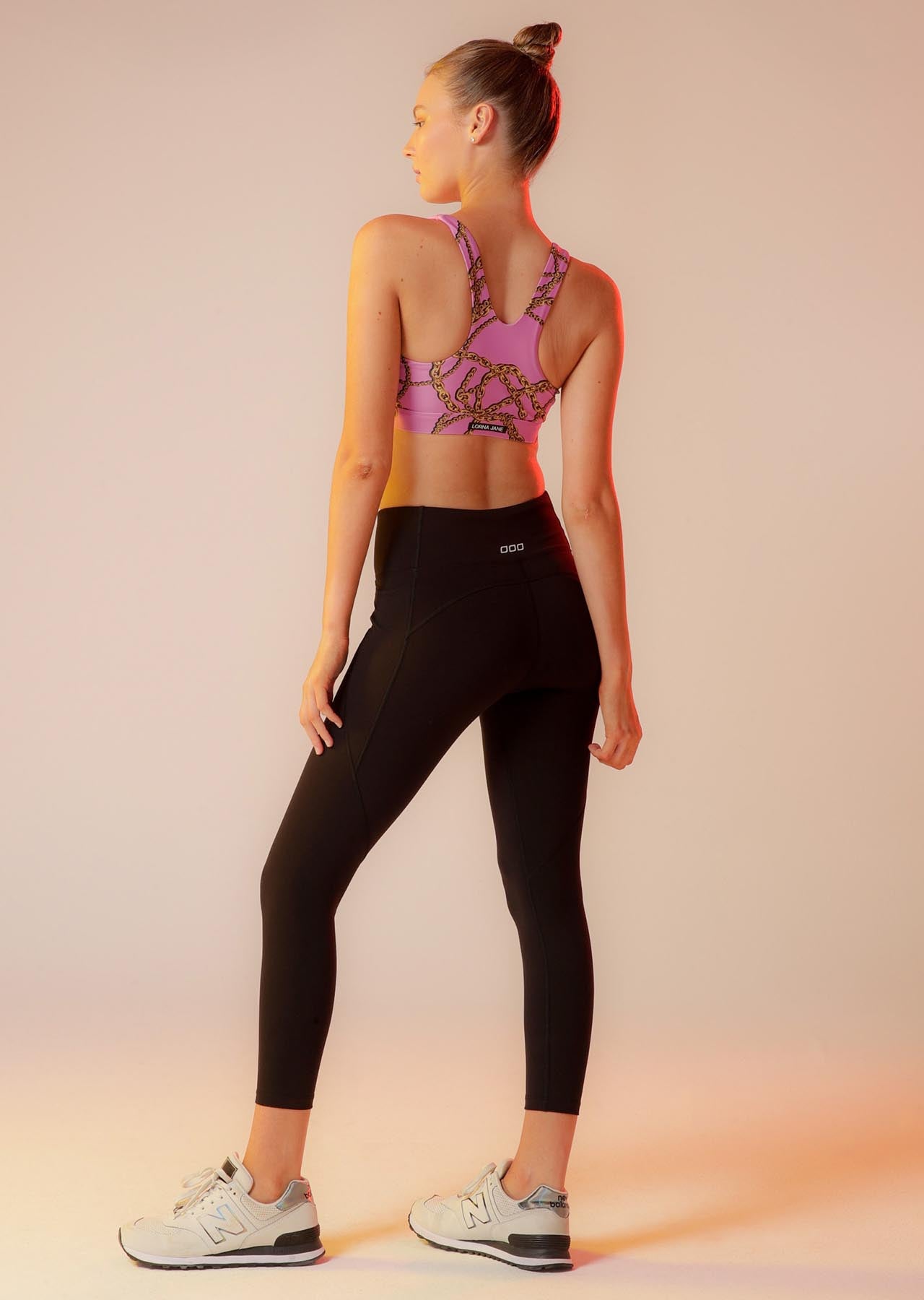Lorna Jane Linked Up Sports Bra - Linked Up Print