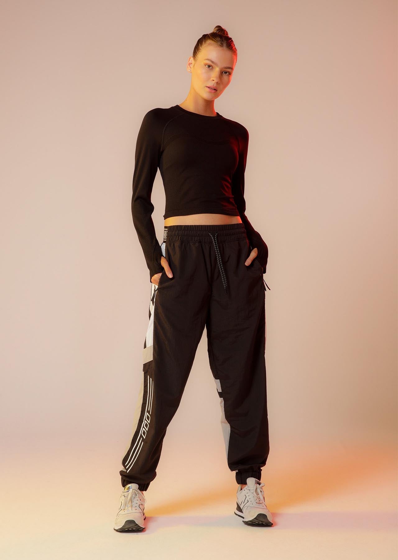 Lorna Jane Post Game Active Pants - Black Multi