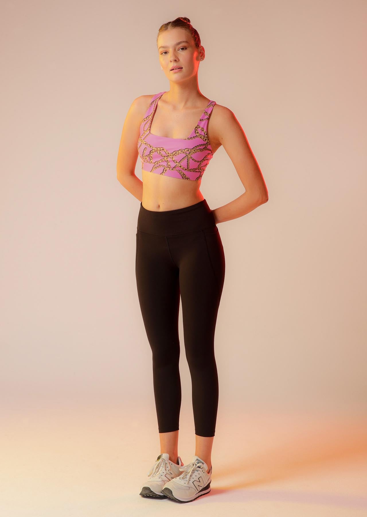 Lorna Jane Linked Up Sports Bra - Linked Up Print