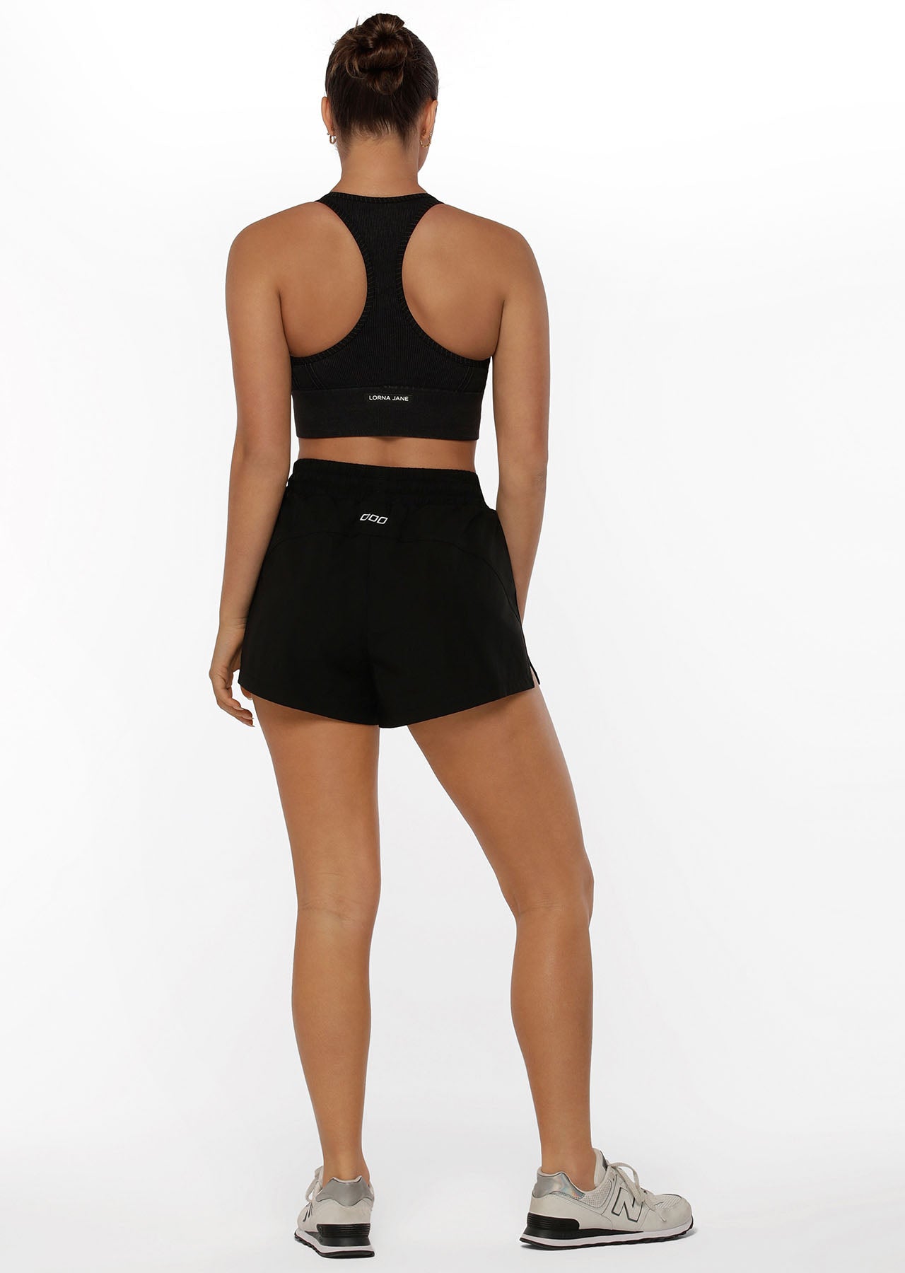 Lorna Jane Abrasion Resistant Wrap Run Short - Black