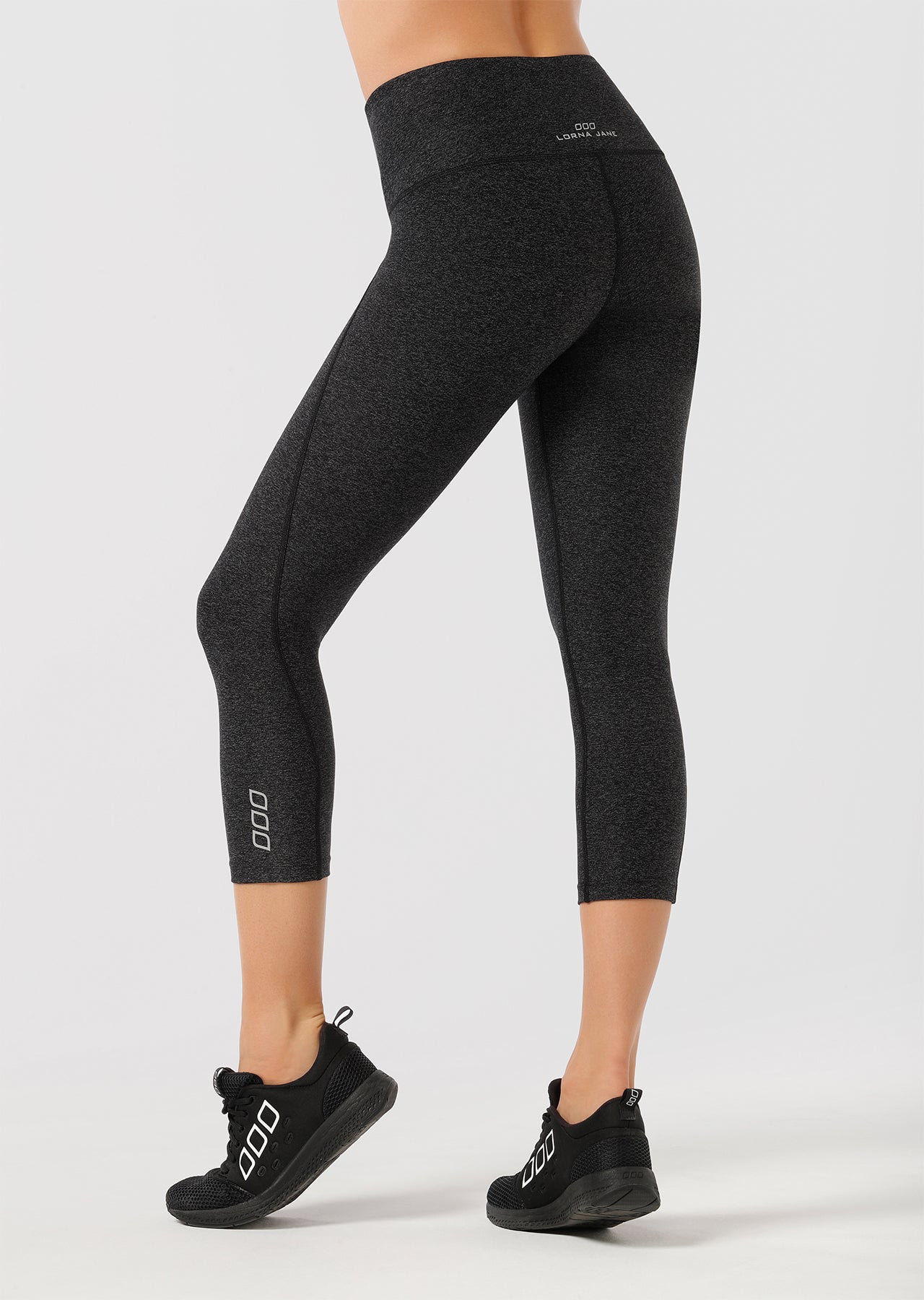 Lorna Jane Accelerate Core 7/8 Tight - Black Marl