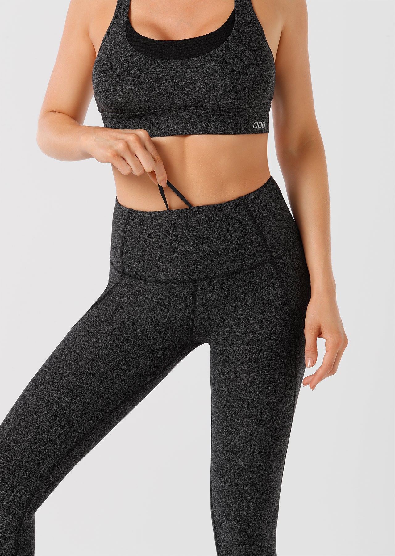 Lorna Jane Accelerate Core 7/8 Tight - Black Marl