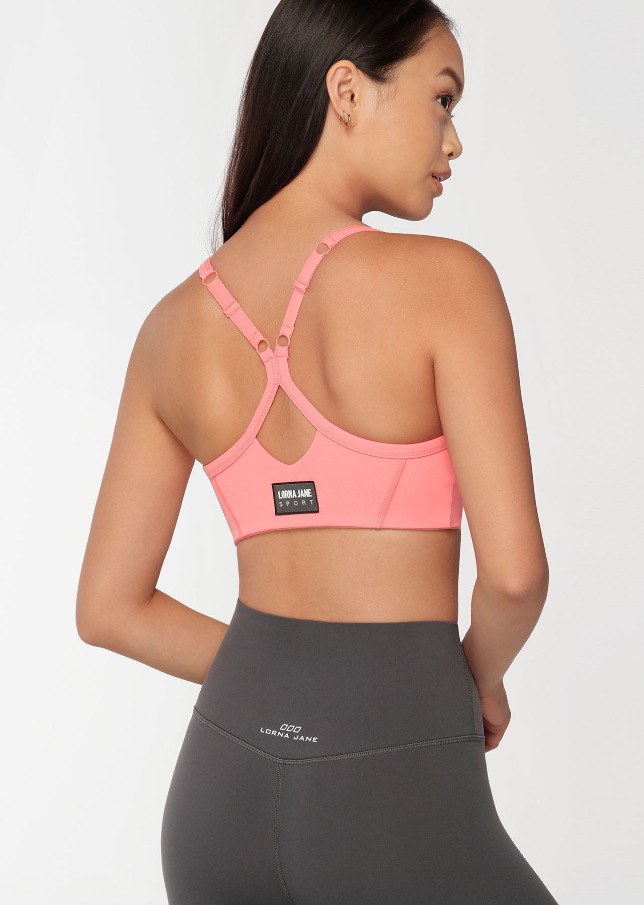 Lorna Jane Ace Sports Bra - Flamingo