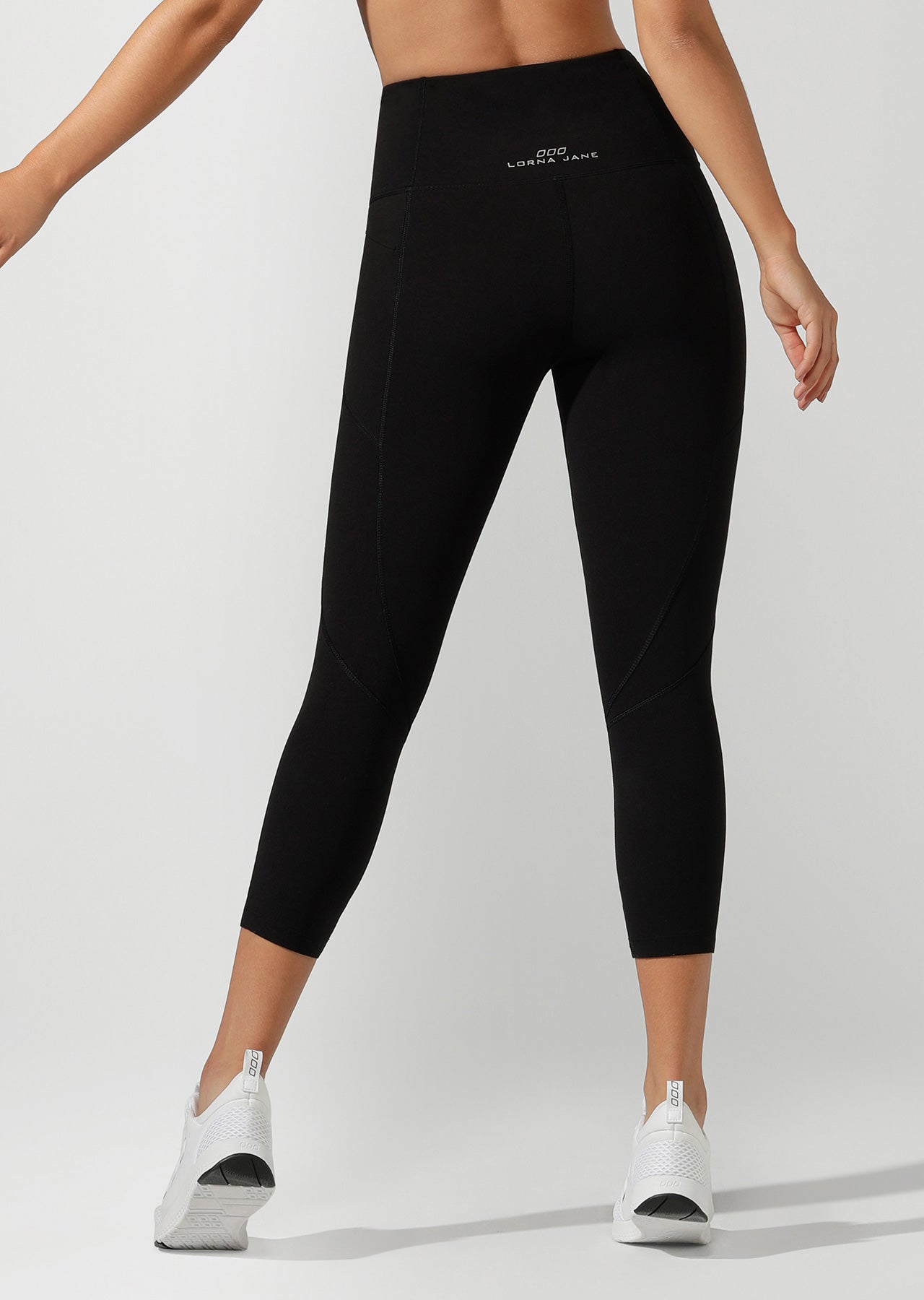 Lorna Jane Active Days Zip Core 7/8 Tight - Black