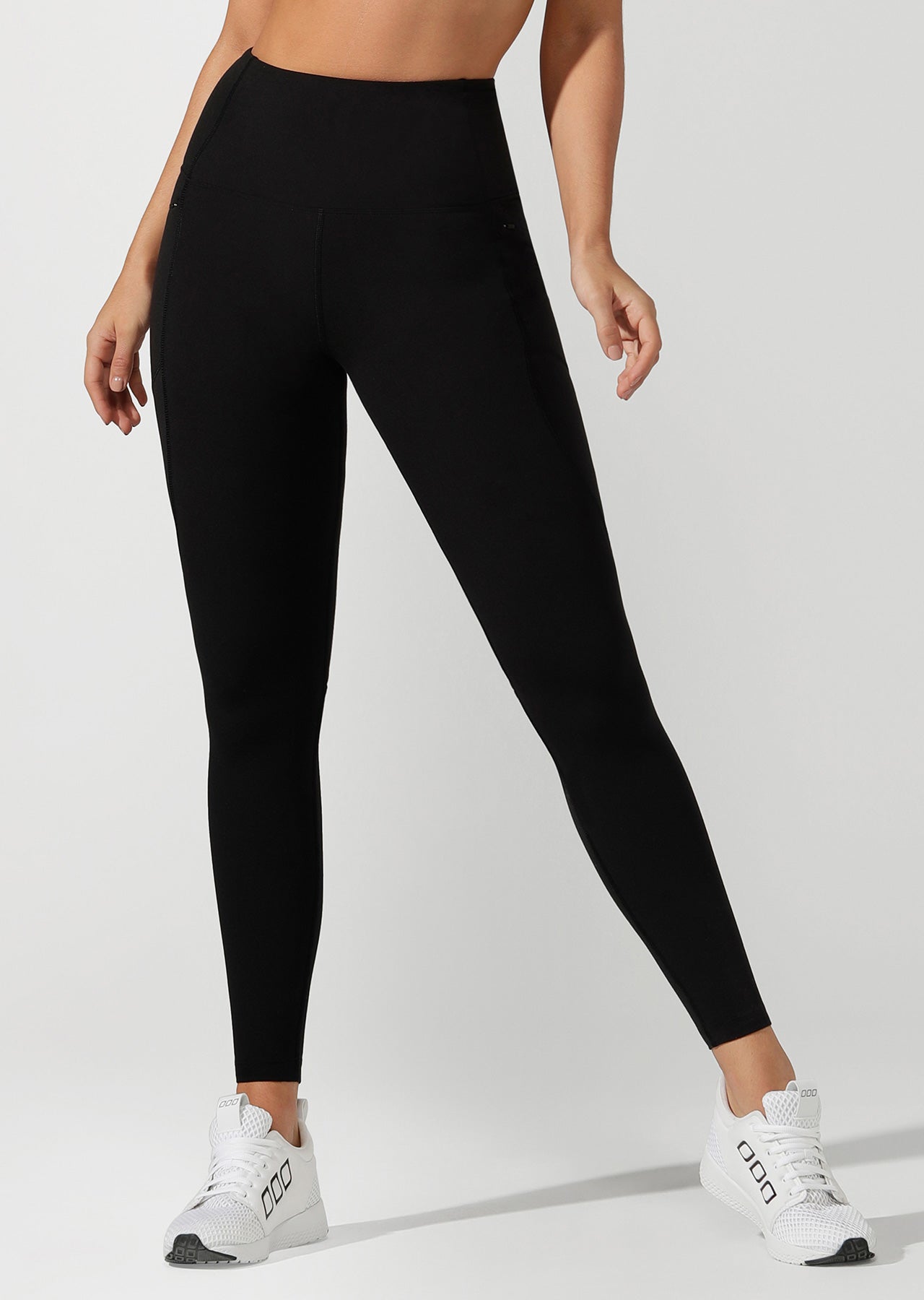 Lorna Jane Active Days Zip Core Full Length Tight - Black