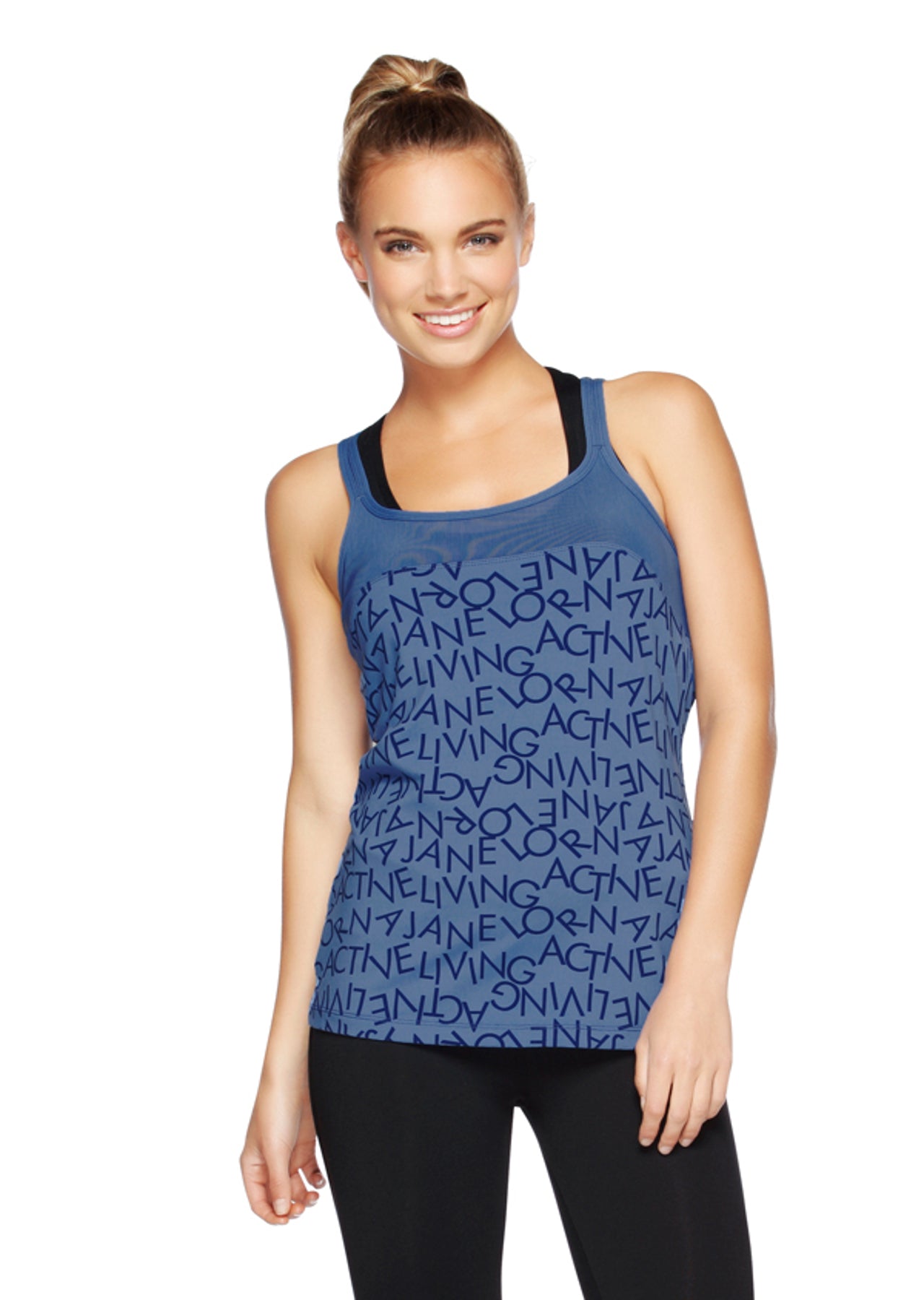 Lorna Jane Active Living Excel Tank - Cosmic Dust