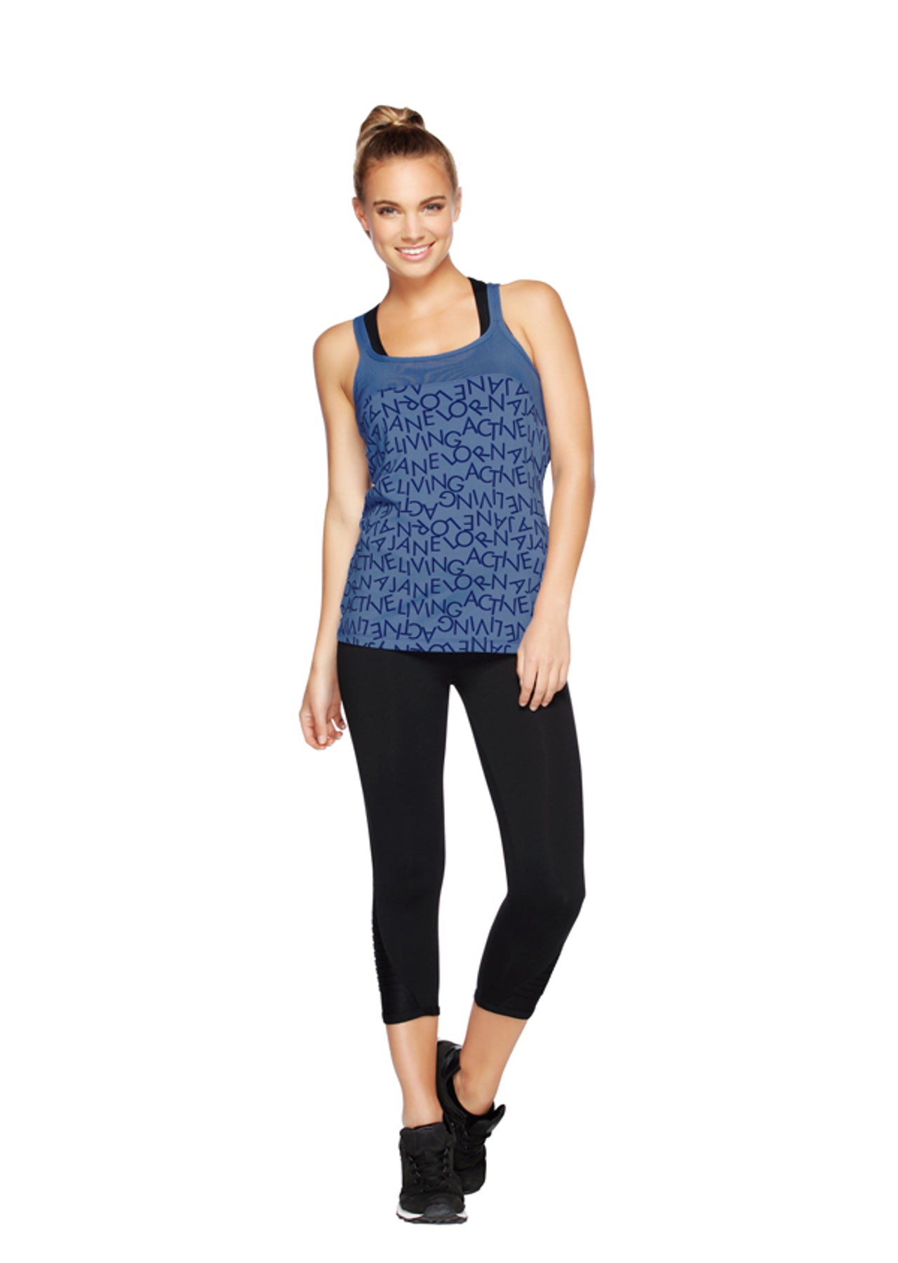 Lorna Jane Active Living Excel Tank - Cosmic Dust