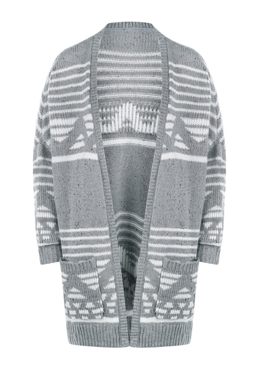 Lorna Jane Adelaide Knit Cardi - Grey Marl