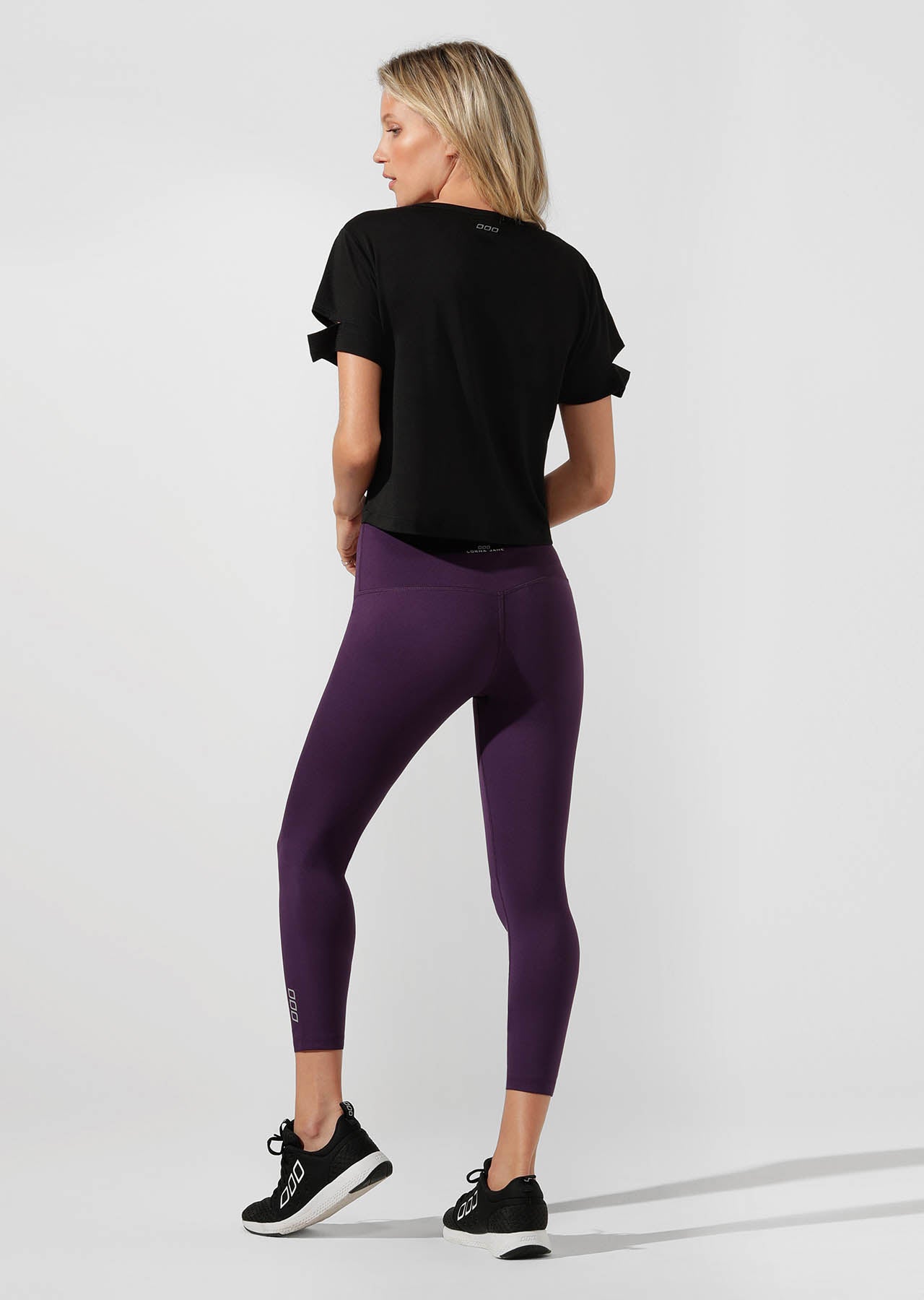 Lorna Jane Agility Cropped Active Tee - Black