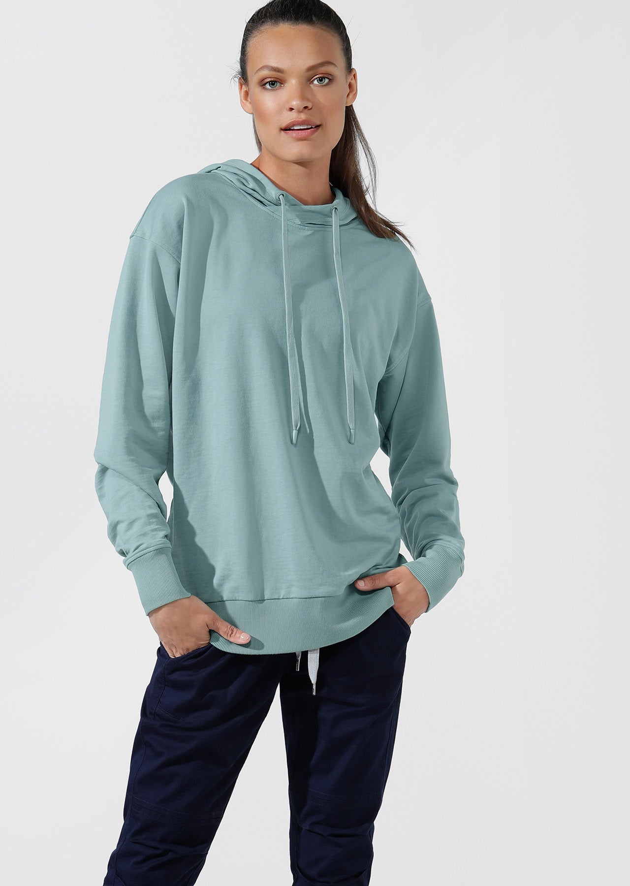 Lorna Jane All Comfort Lightweight Hoodie - Succulent