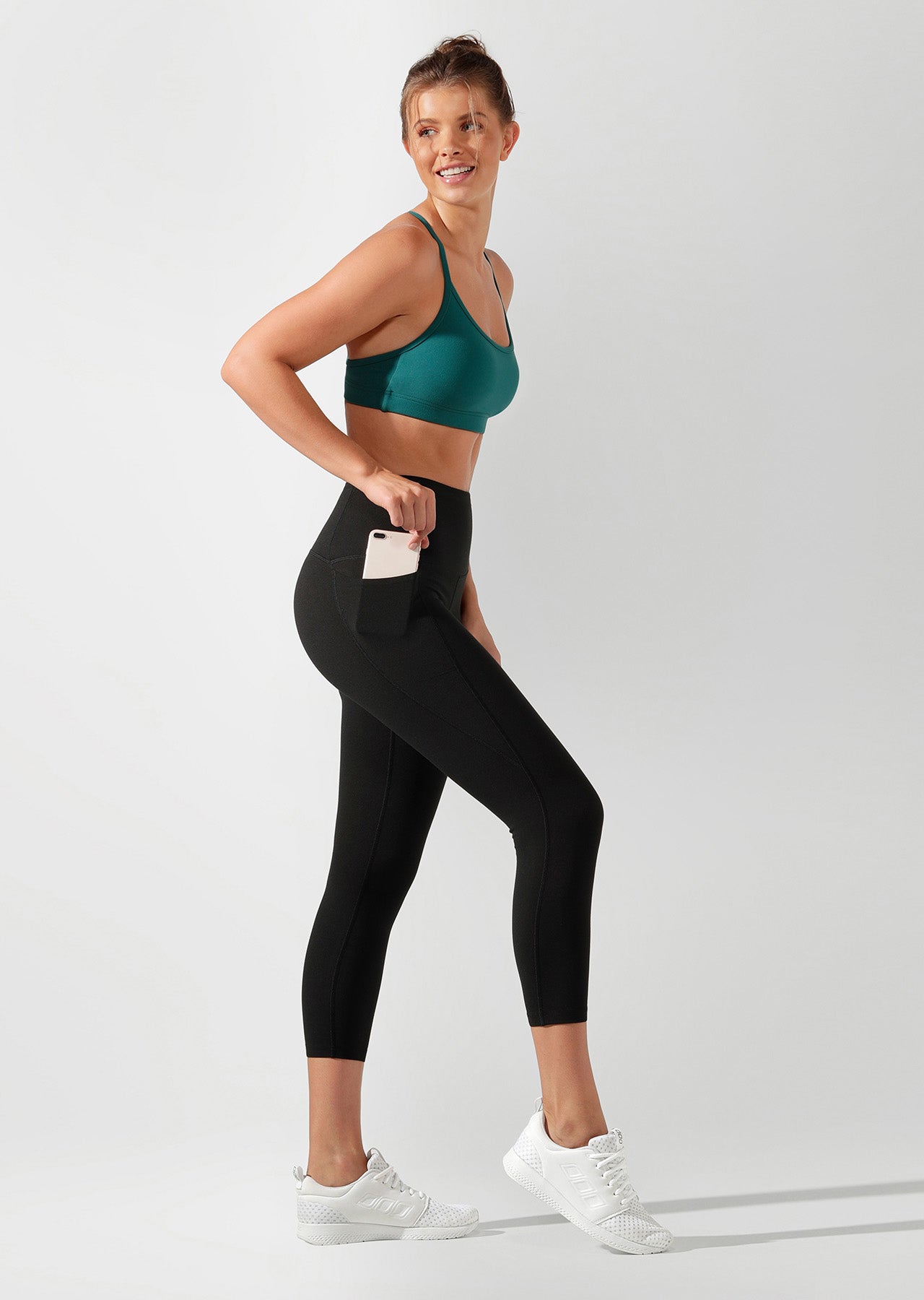 Lorna Jane All Day Pocket 7/8 Tight - Black