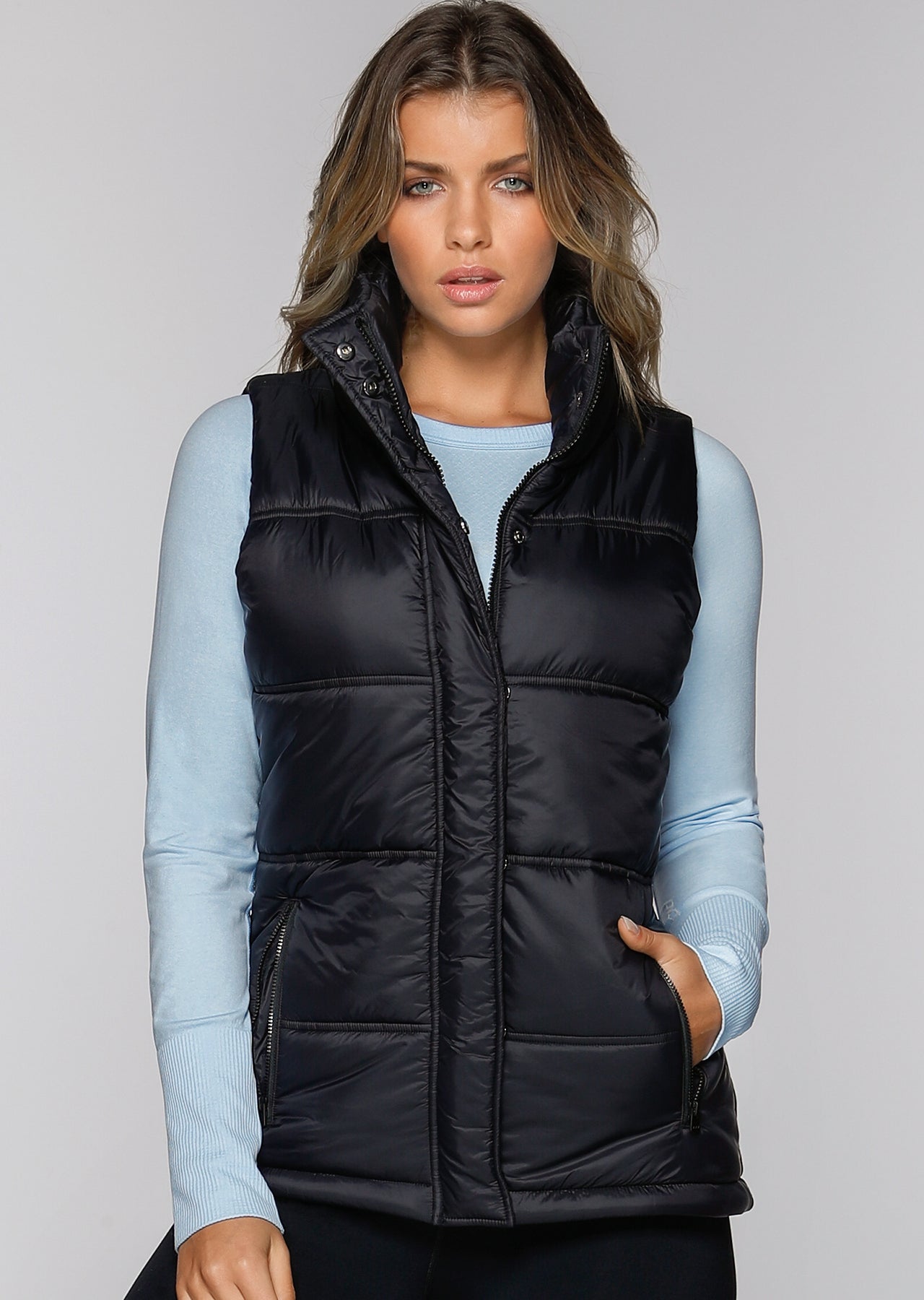 Lorna Jane All Rounder Puffa Vest - Black