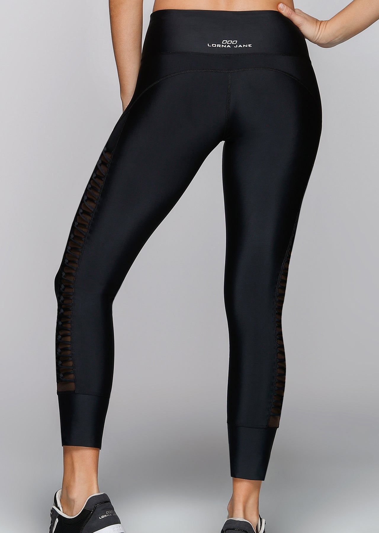 Lorna Jane Aloha Core Ankle Biter Tight - Black