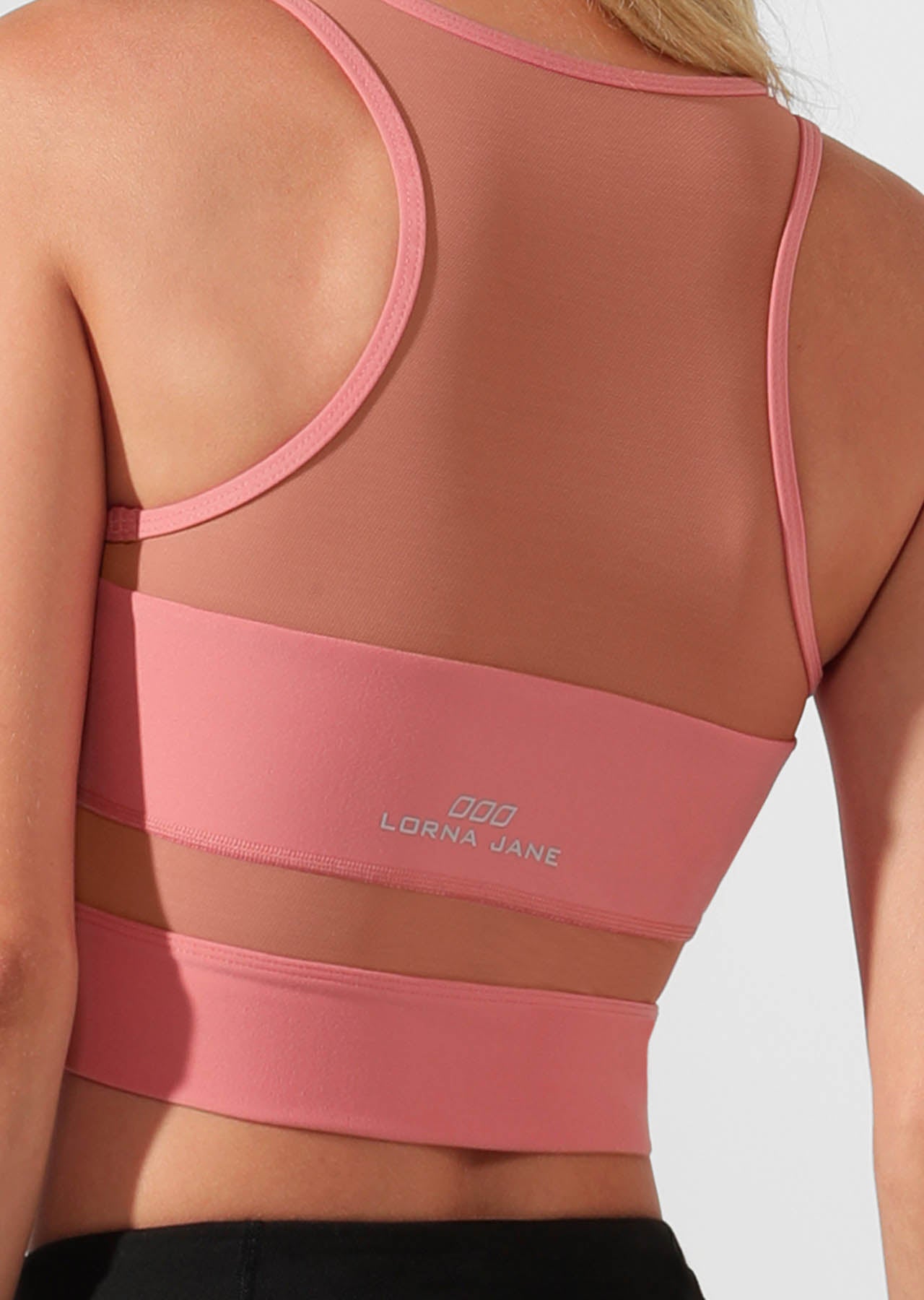 Lorna Jane Amelia Sports Bra - Quartz Pink