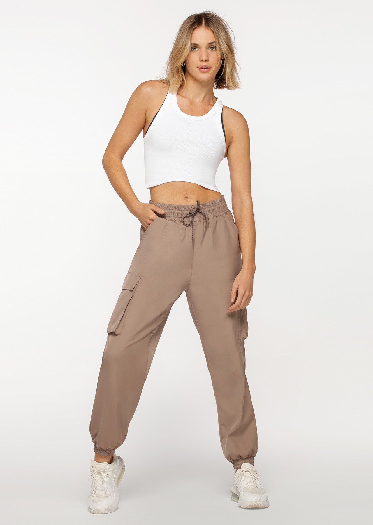 Lorna Jane Amplify Active Pants - Bone