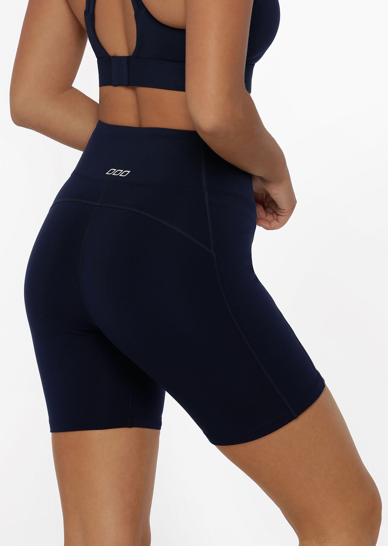 Lorna Jane Amy Phone Pocket Tech Bike Shorts - French Navy