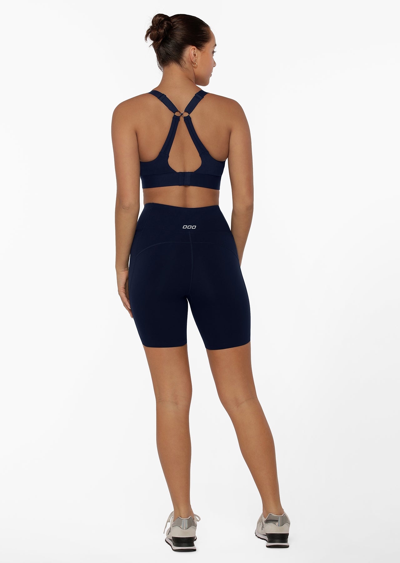 Lorna Jane Amy Phone Pocket Tech Bike Shorts - French Navy