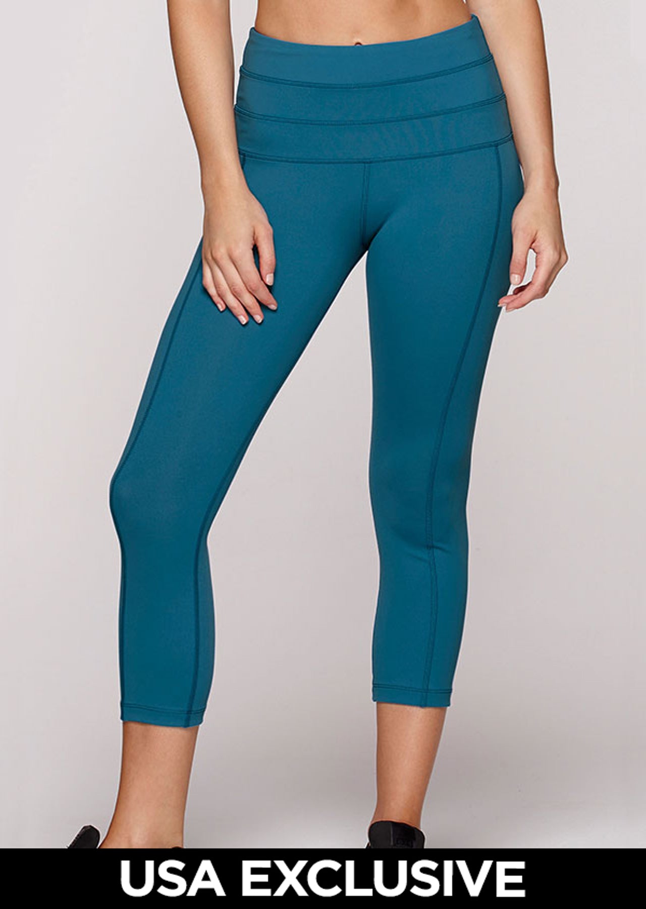 Lorna Jane Ash Core Stability 7/8 Tight - Hurricane