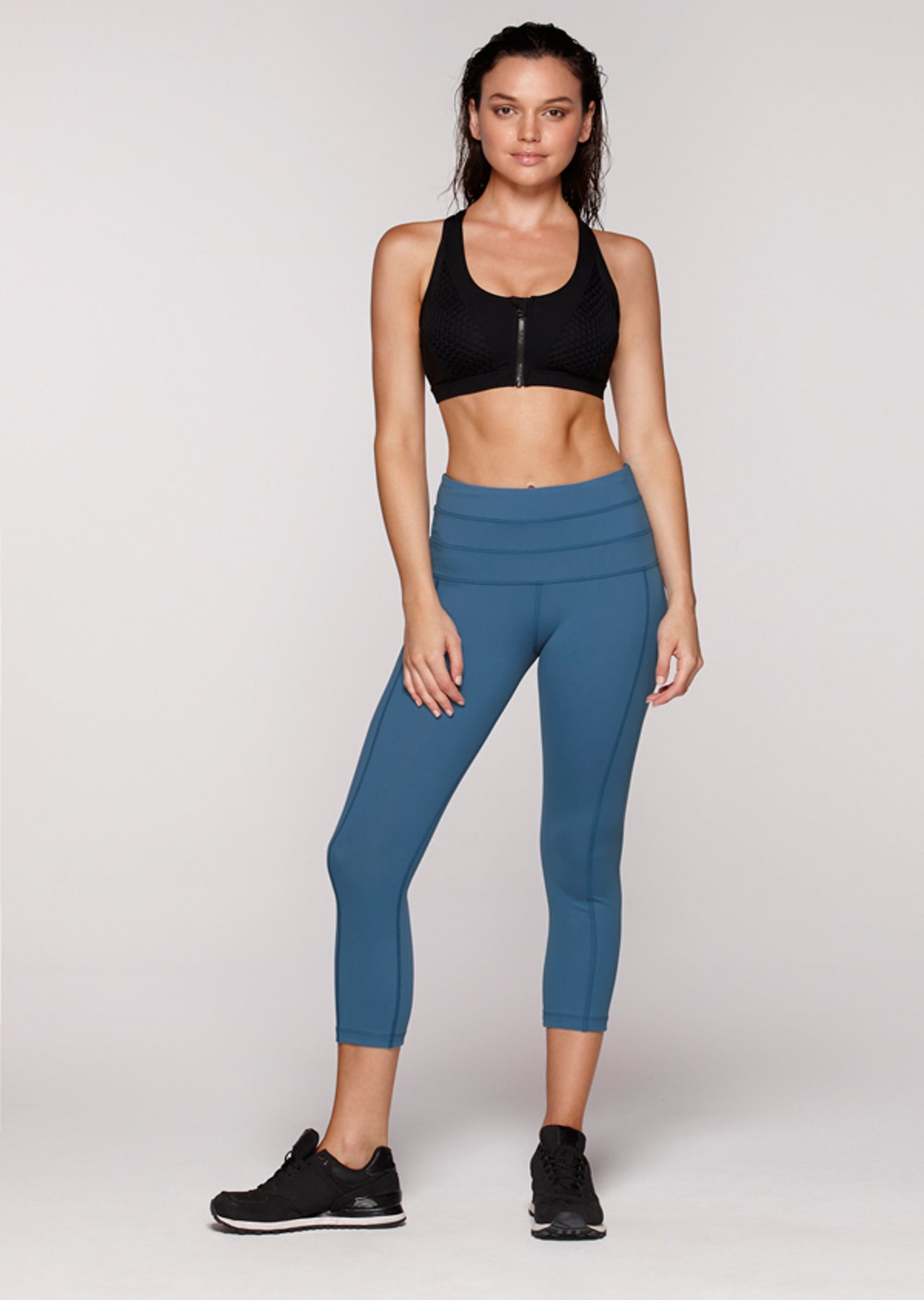 Lorna Jane Ash Core Stability 7/8 Tight - Hurricane