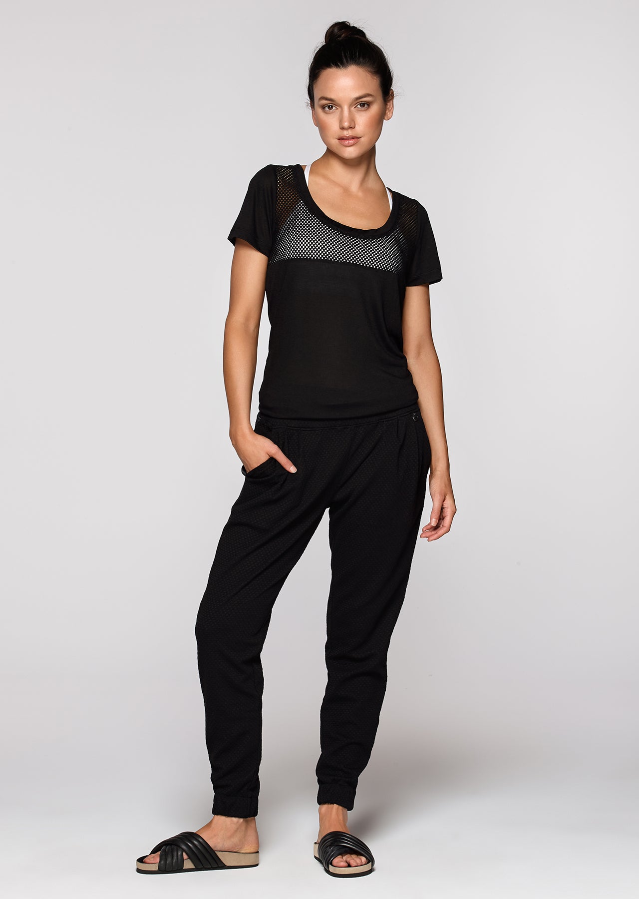 Lorna Jane Athleisure F/L Pants - Black