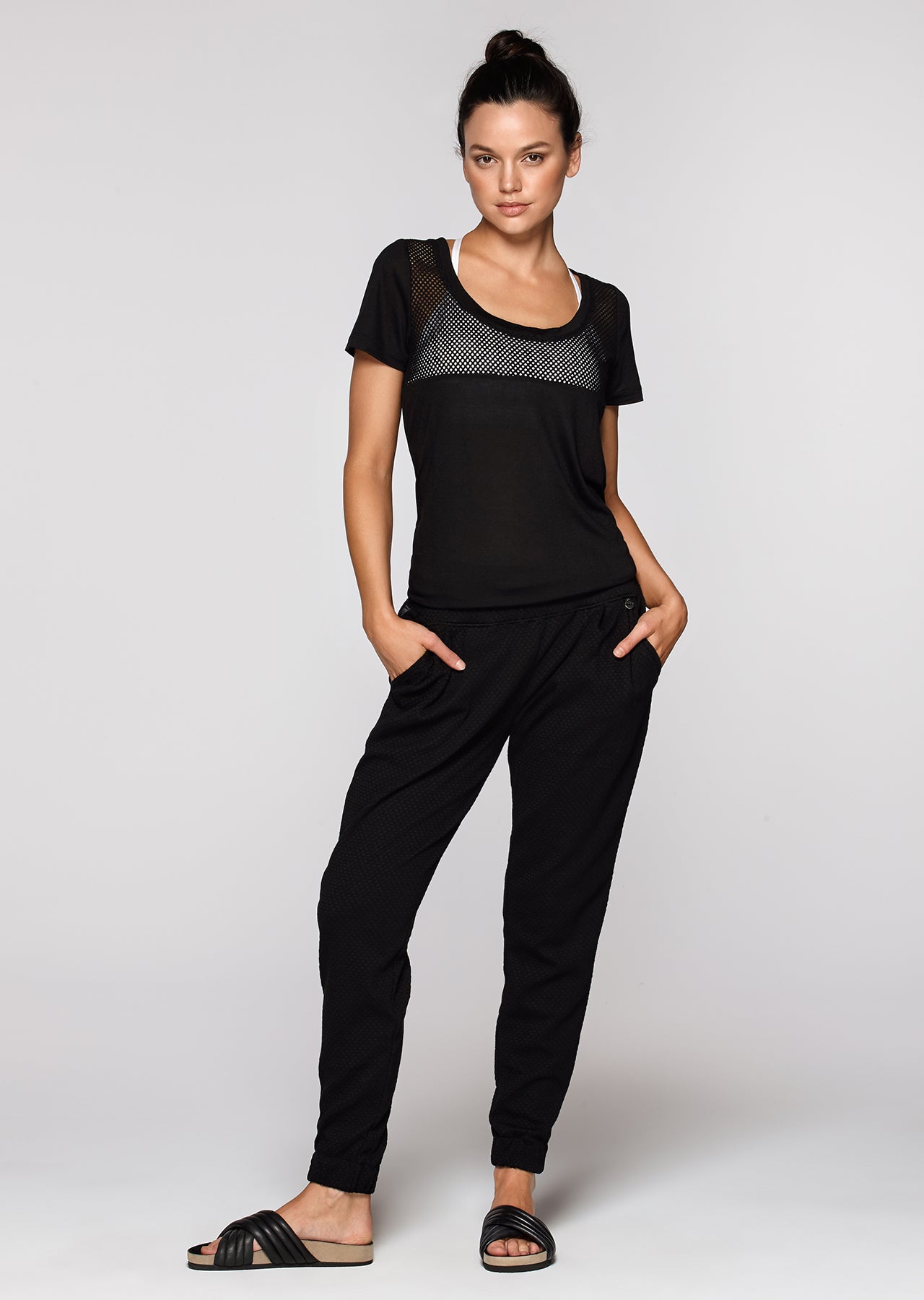 Lorna Jane Athleisure F/L Pants - Black