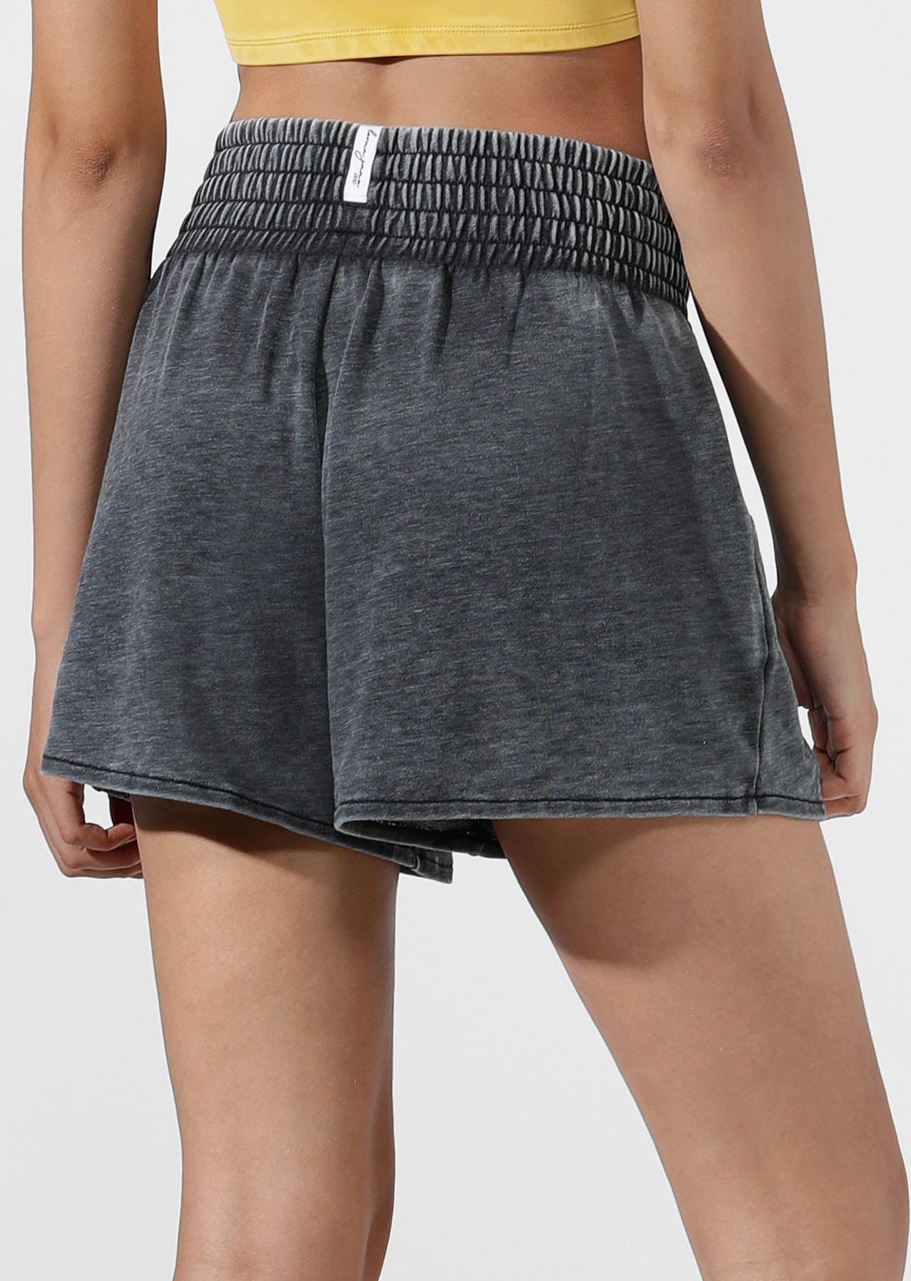 Lorna Jane Bliss Lounge Shorts - Washed Out Black
