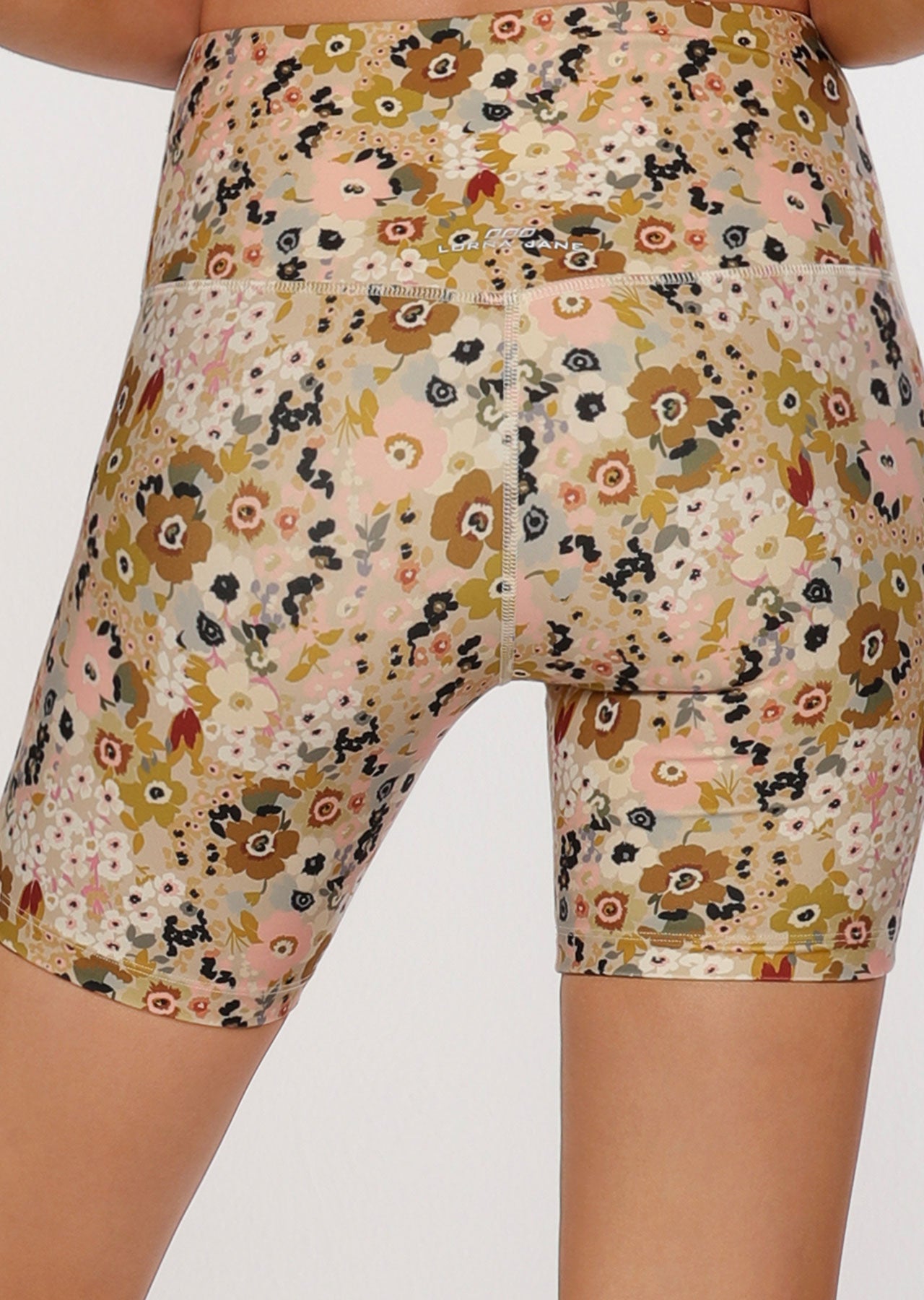 Lorna Jane Boho Floral Bike Shorts - Boho Floral Print