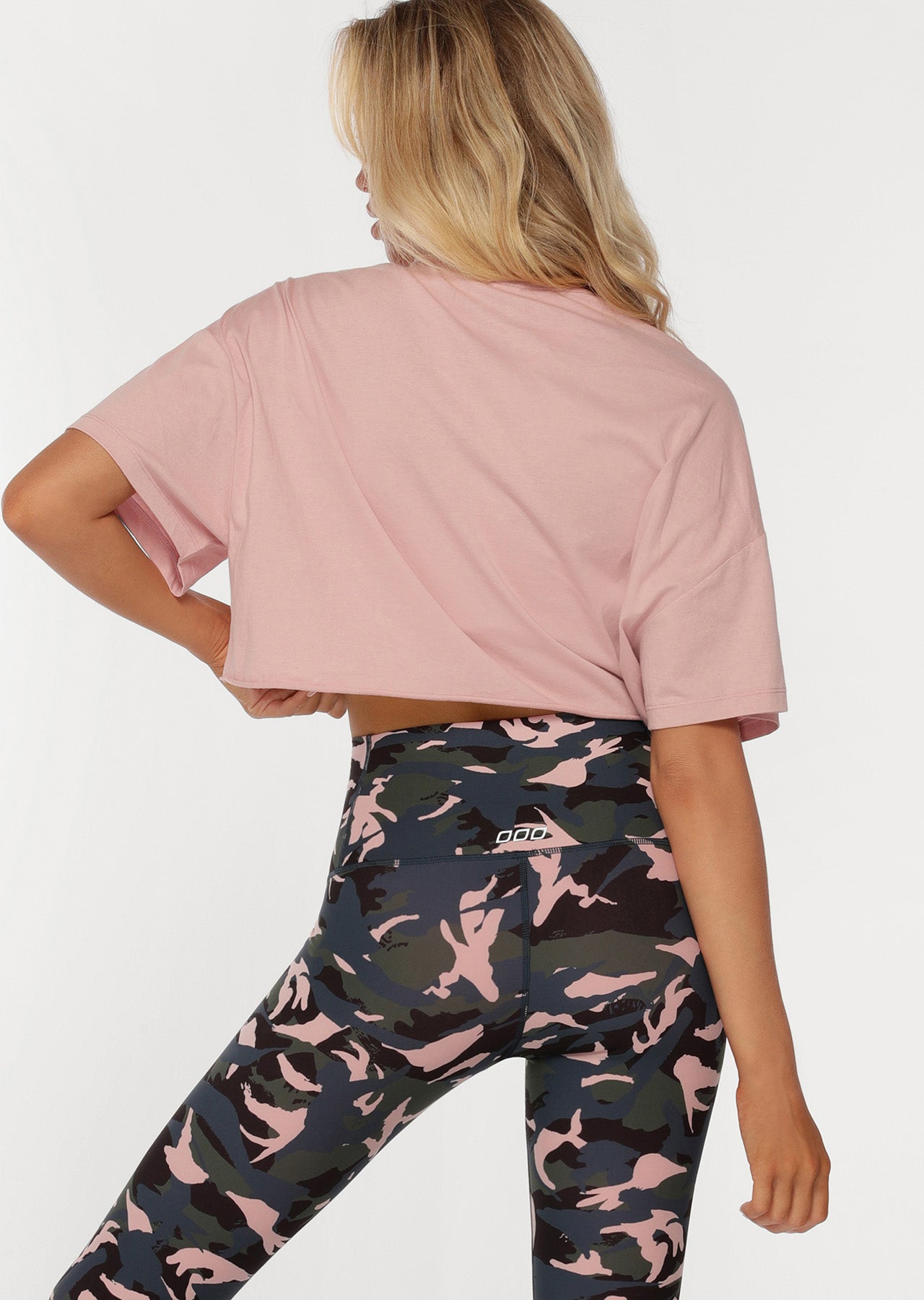 Lorna Jane Boxy Jersey Tee - Cherry Blossom