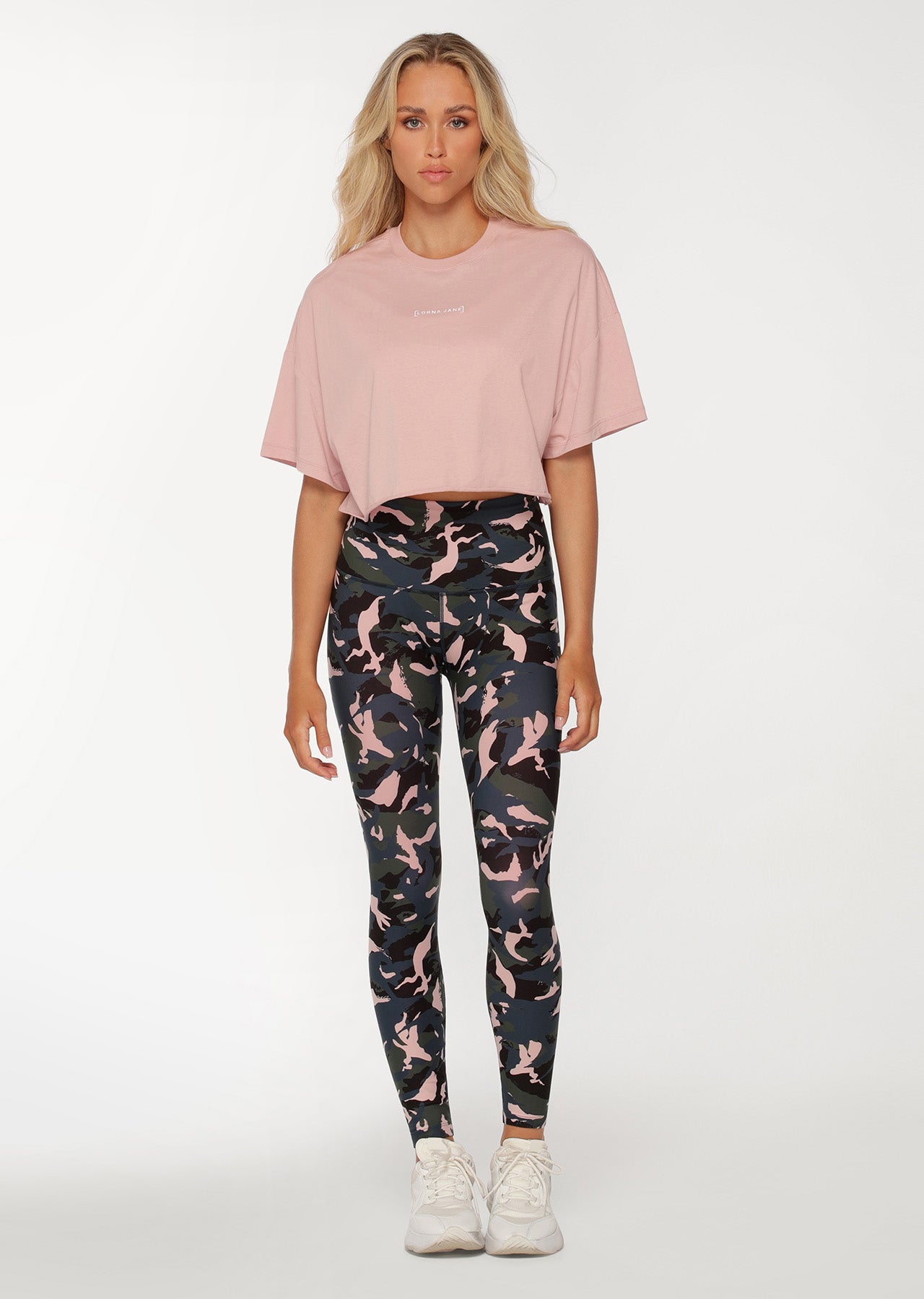 Lorna Jane Boxy Jersey Tee - Cherry Blossom
