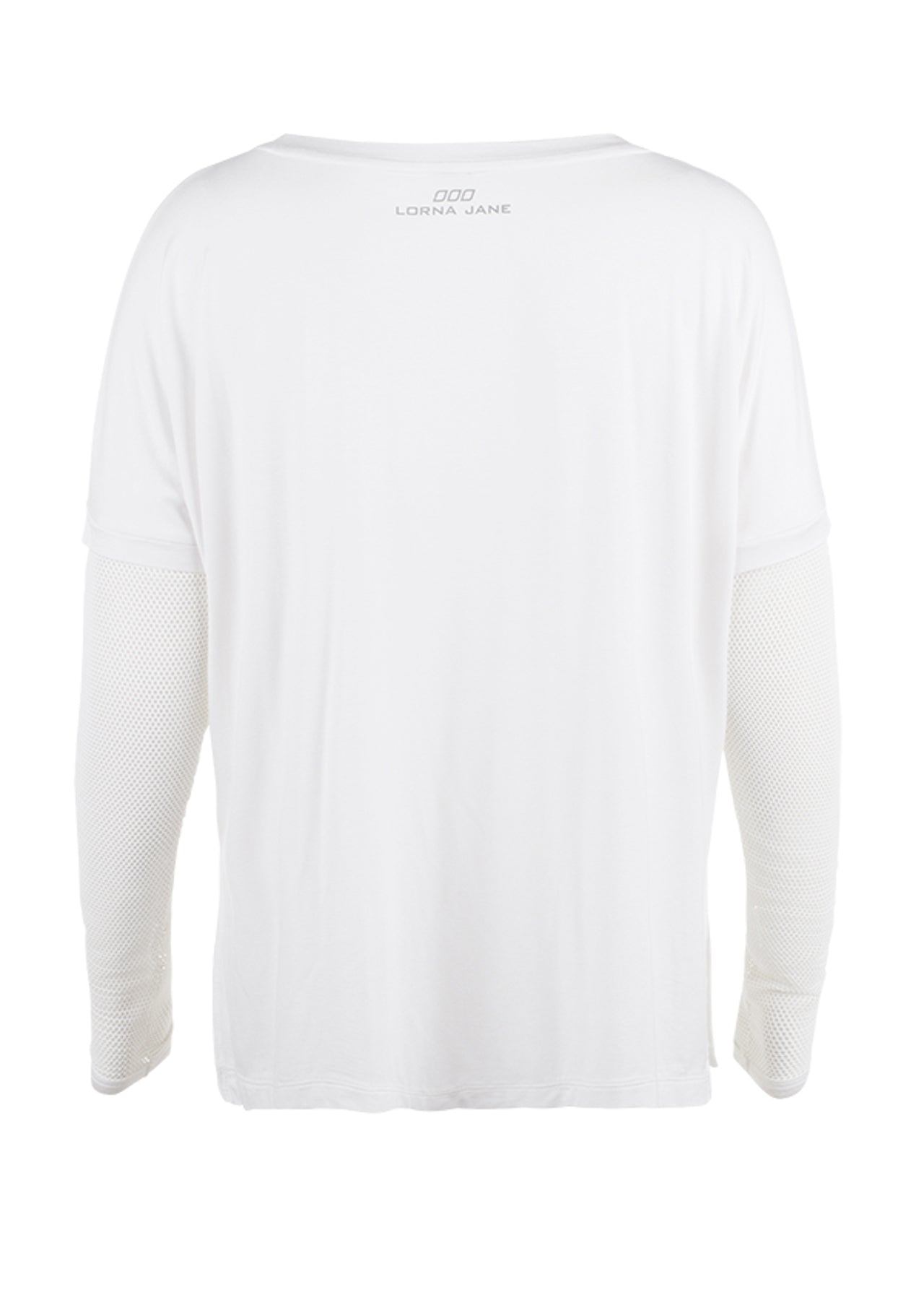 Lorna Jane Boyfriend L/Slv Top - White